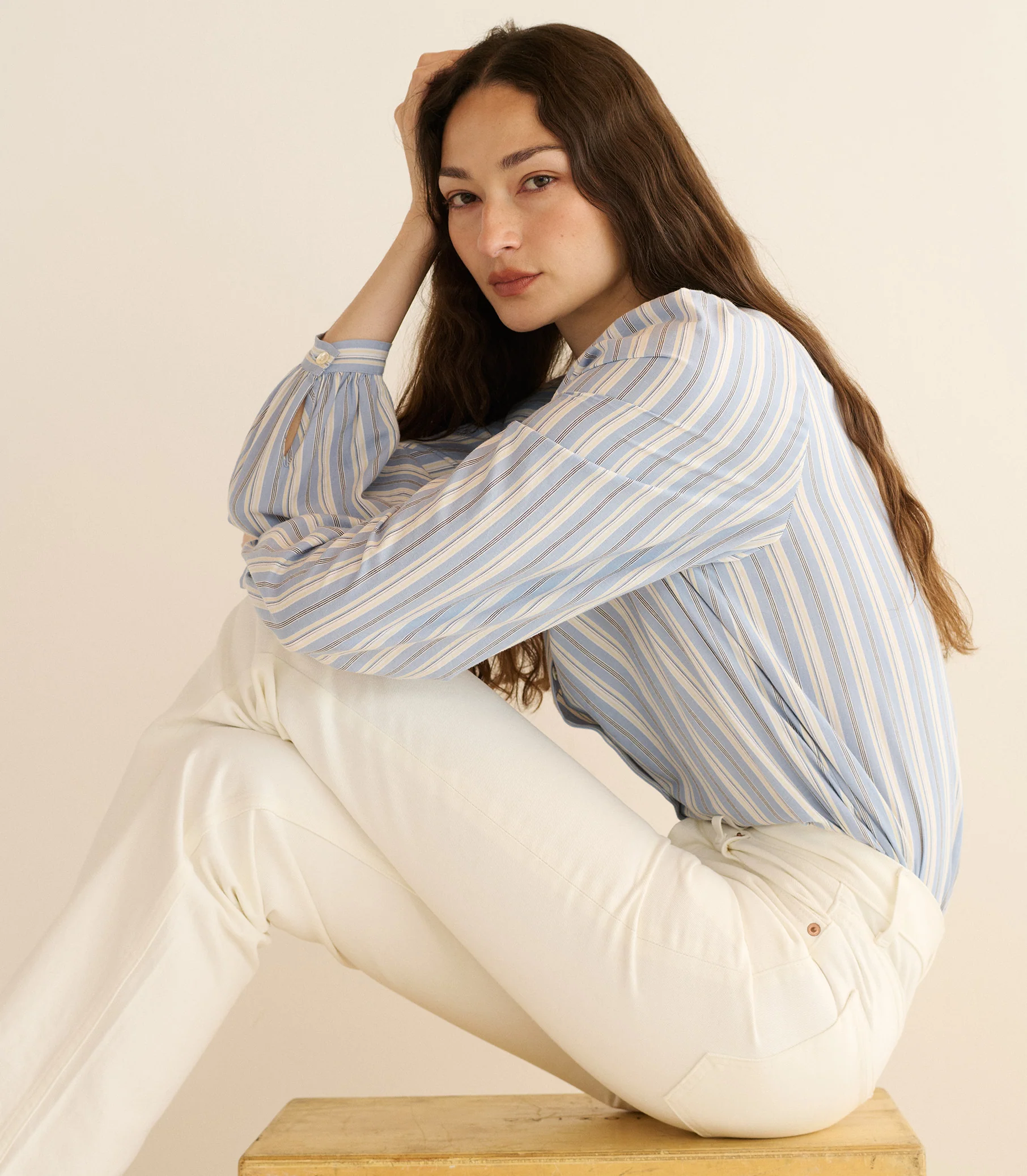 JULIENNE TOP -- LOIRET STRIPE - Image 3