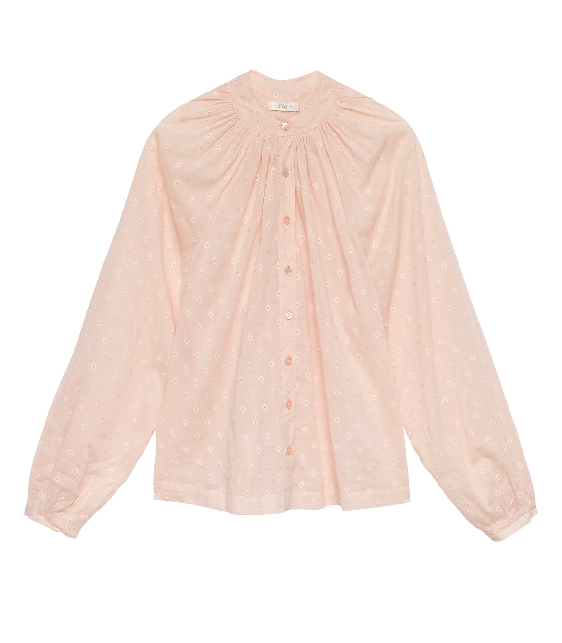JULIENNE TOP -- PEACH SORBET MARSEILLE EMBROIDERY - Image 8