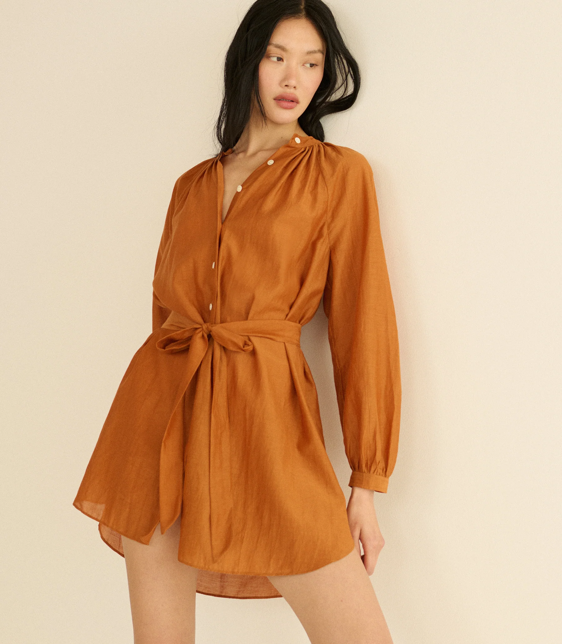 JULIET TUNIC DRESS -- COCONUT - Image 2