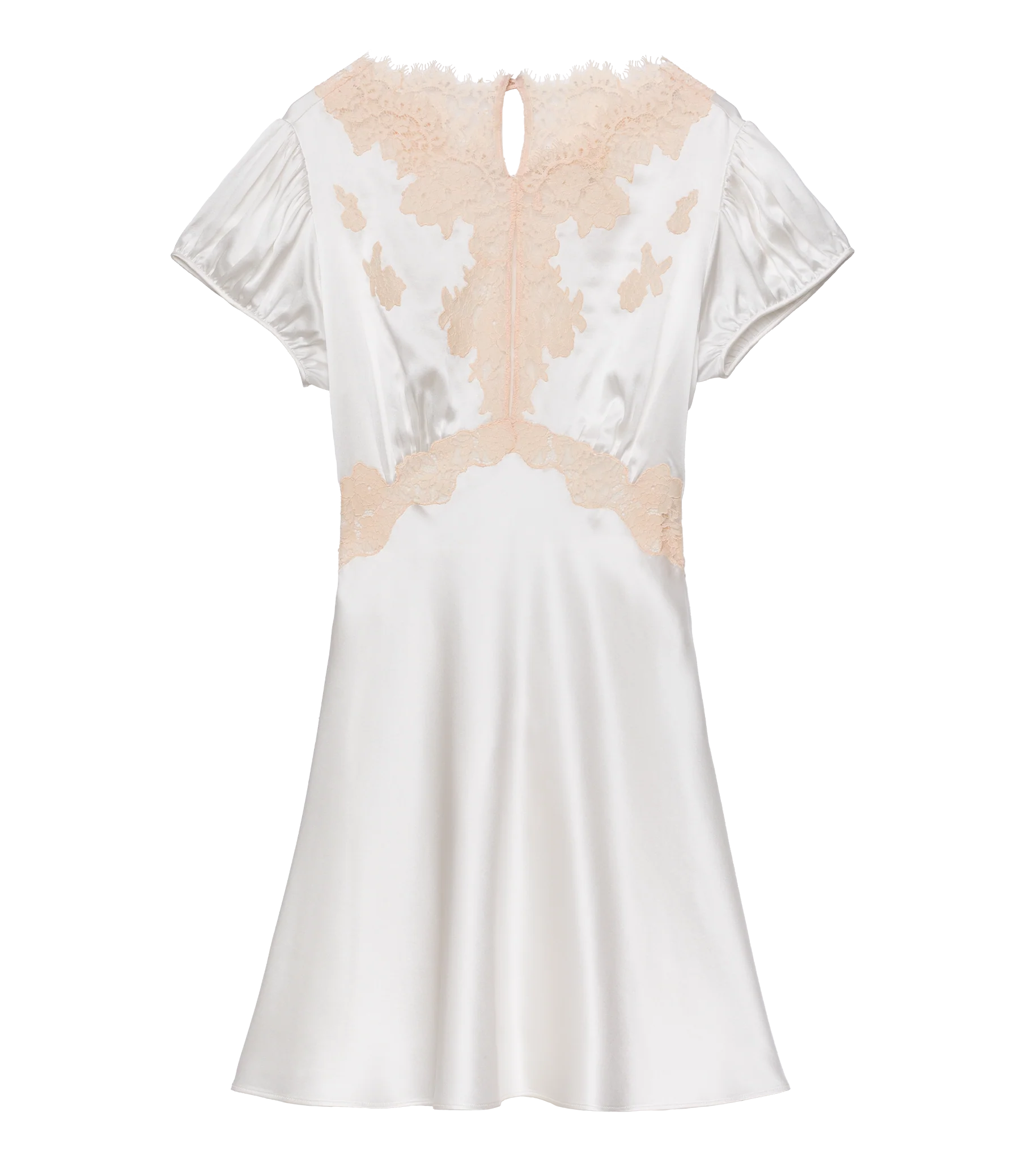 JUNIA DRESS -- SALT AND PEACH LACE - Image 4