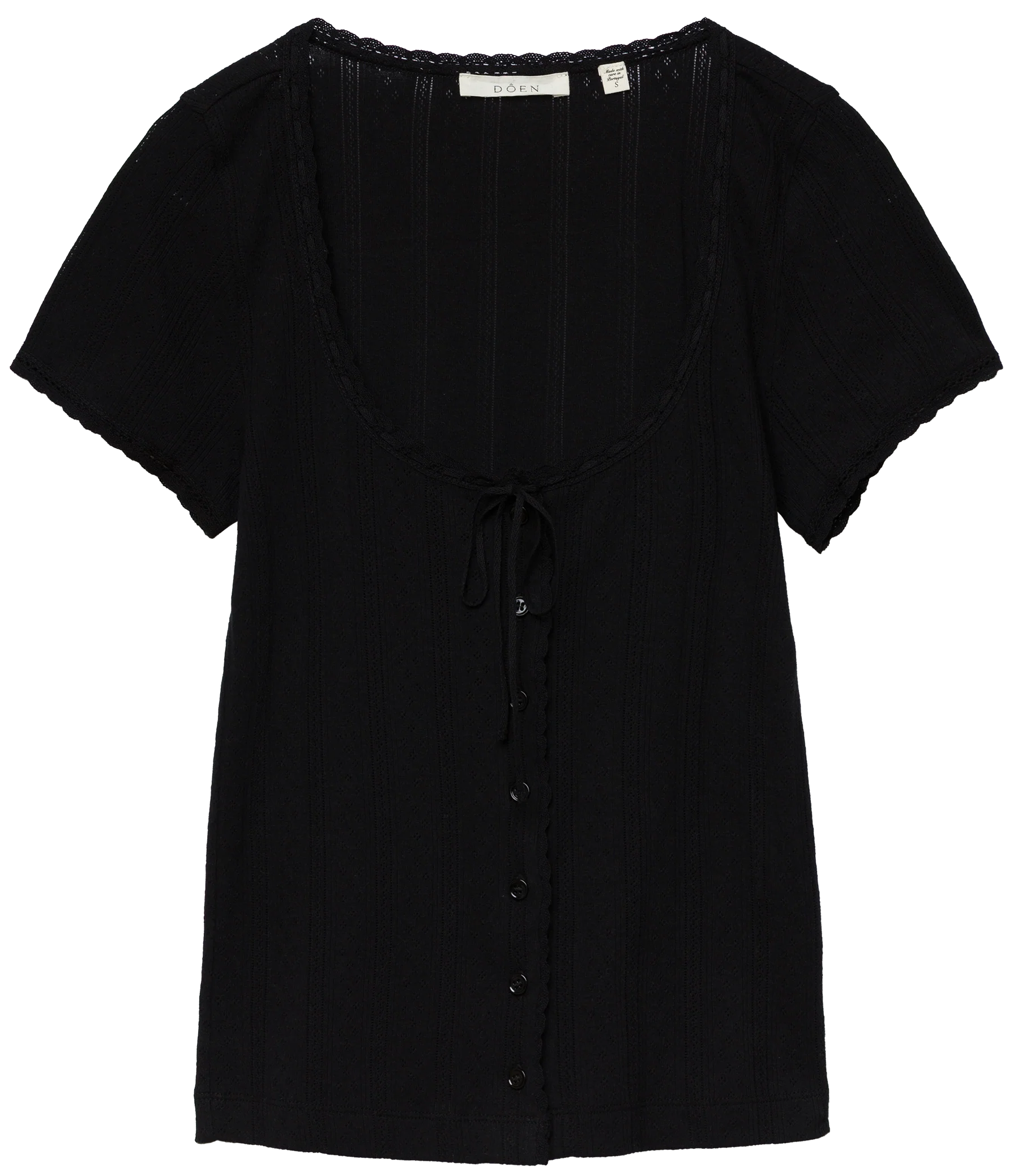 LARA TEE -- BLACK - Image 6