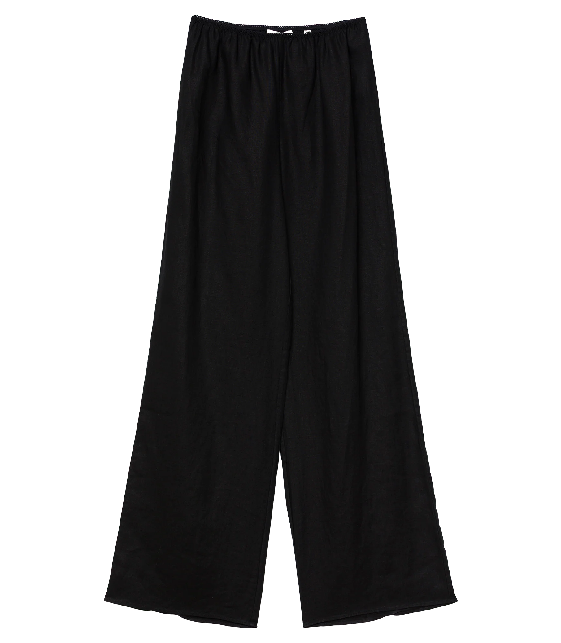 LAVON LINEN PANT -- BLACK - Image 6