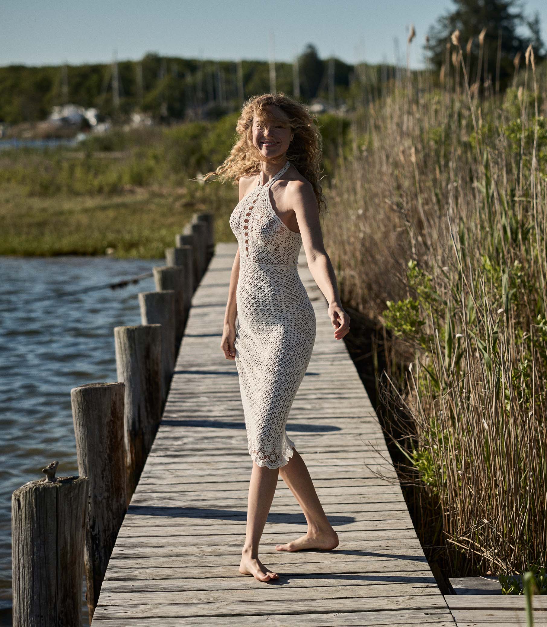 LIANE DRESS -- PEARL - Image 6