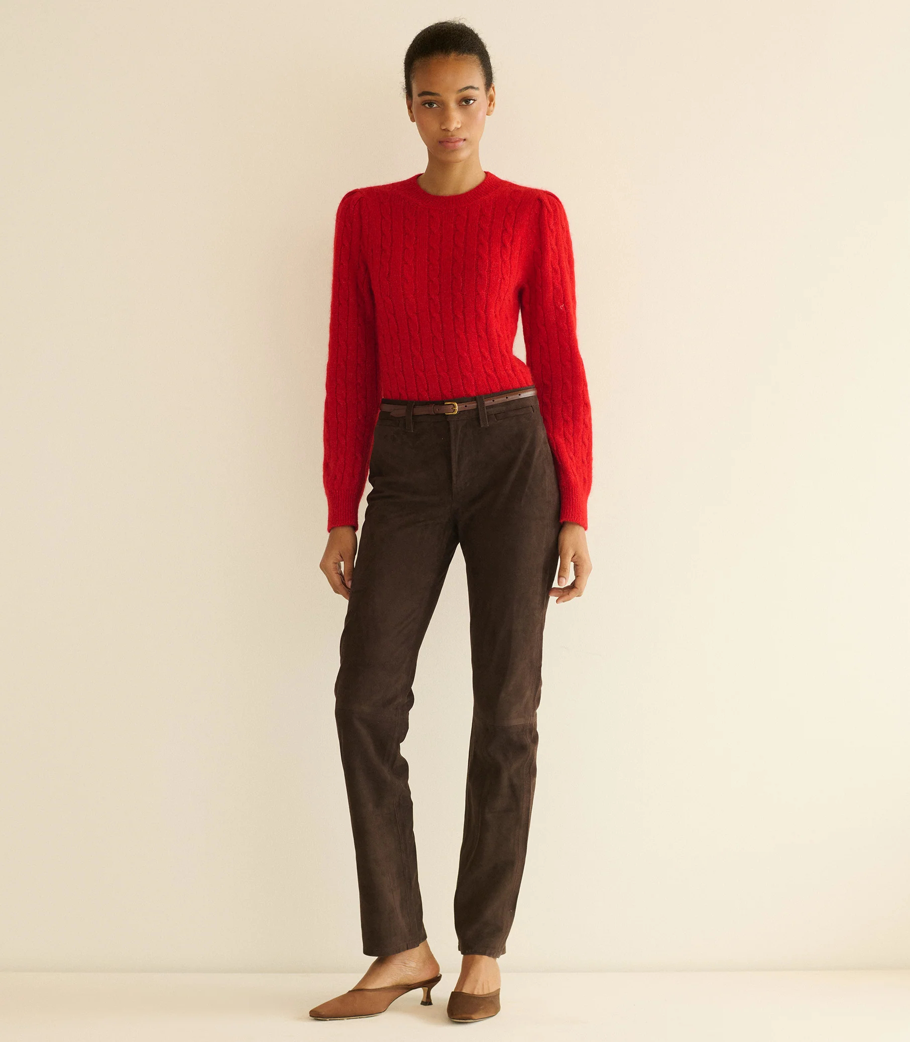 LINDON SWEATER -- CERISE - Image 3