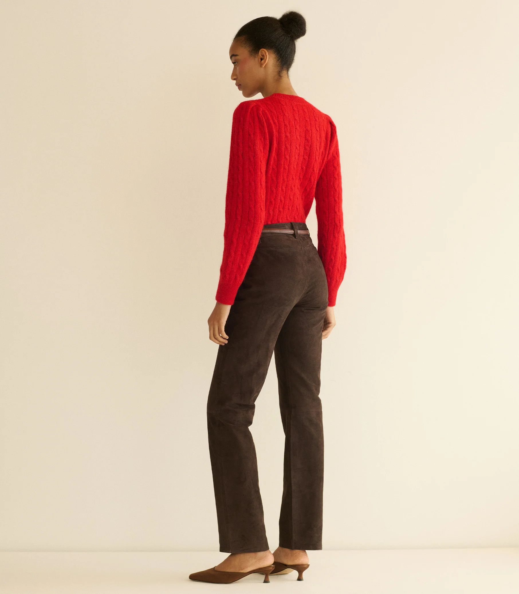 LINDON SWEATER -- CERISE - Image 4
