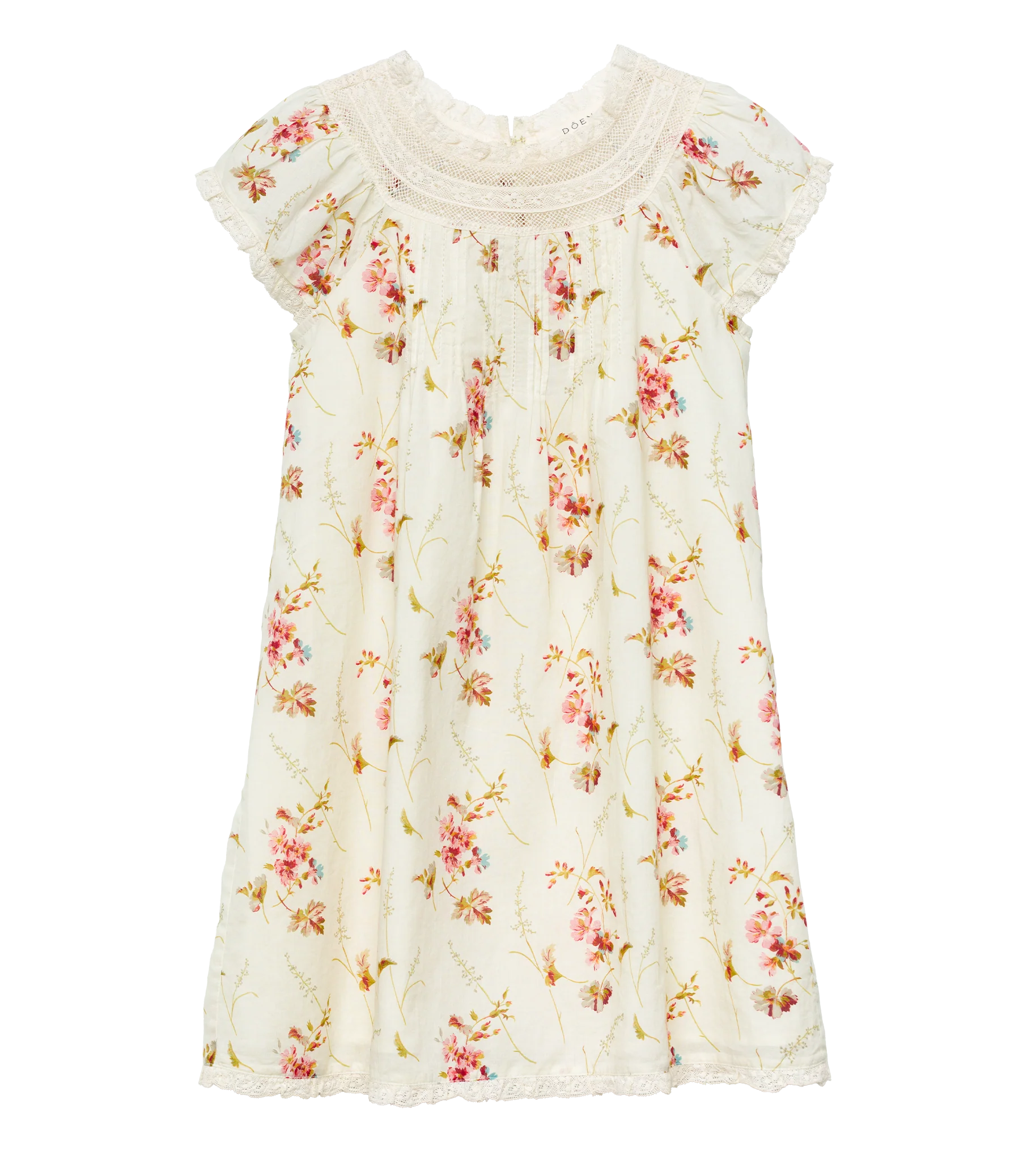 LISI DRESS -- BLANC PRAIRIE ROSE - Image 5