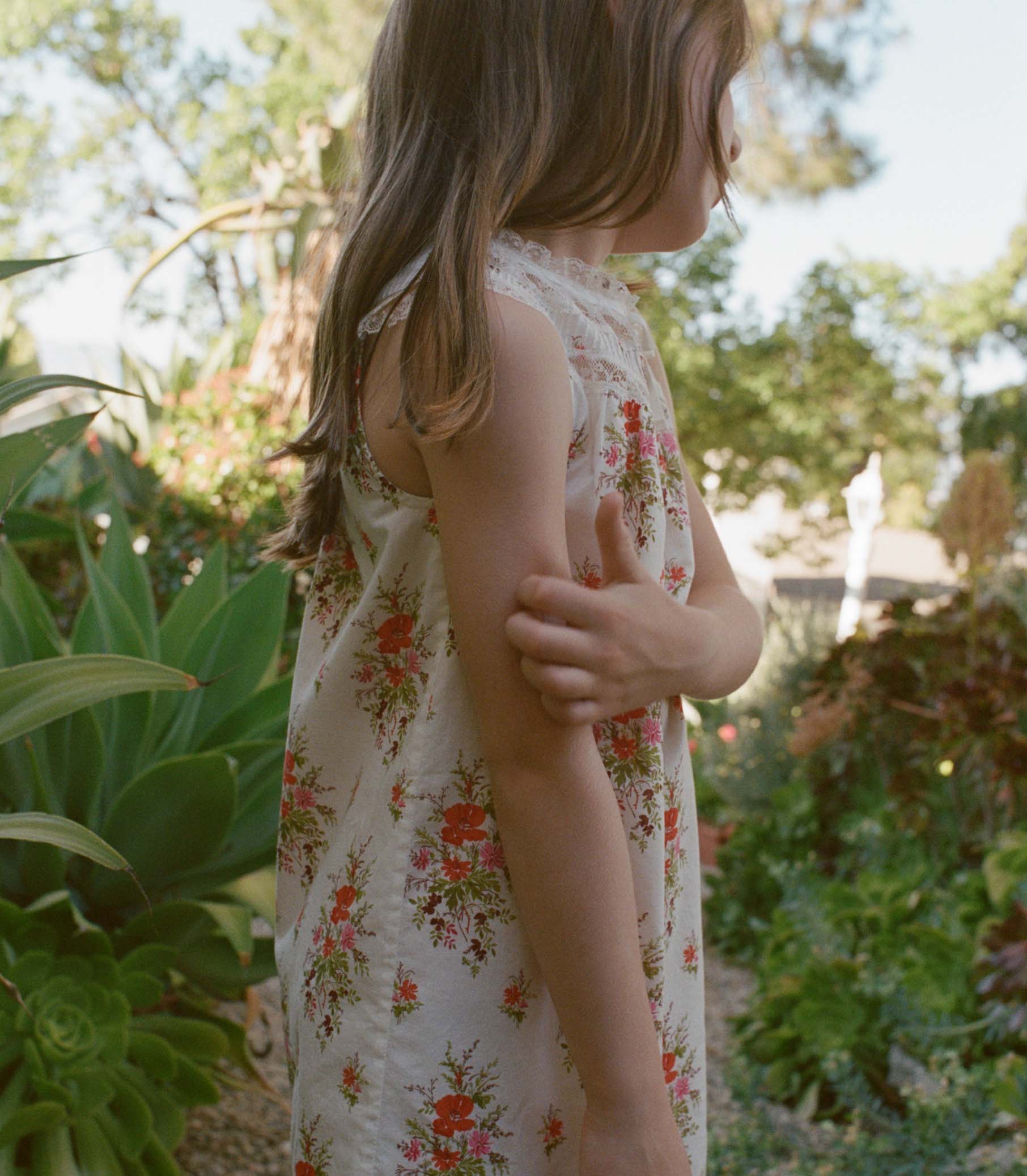 LITTLE DANSES DRESS -- ROSE PETIT BOUQUET DE CHAMONIX - Image 3