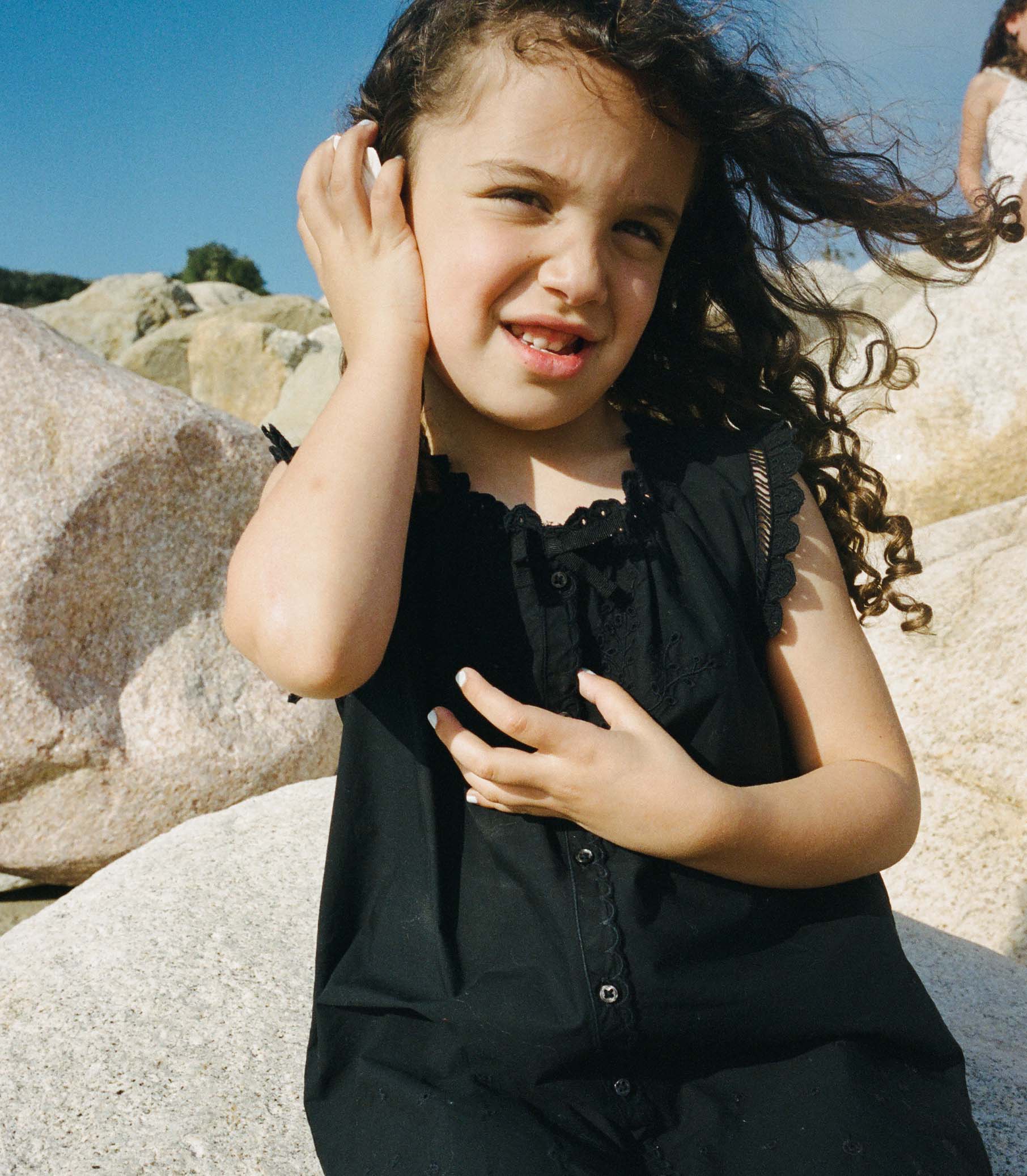 LITTLE NESSIE DRESS -- BLACK - Image 5