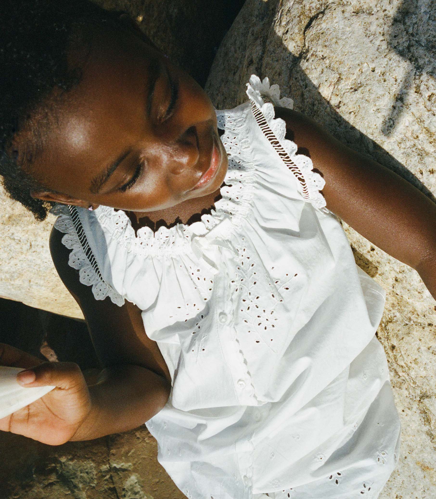 LITTLE NESSIE DRESS -- SALT - Image 2