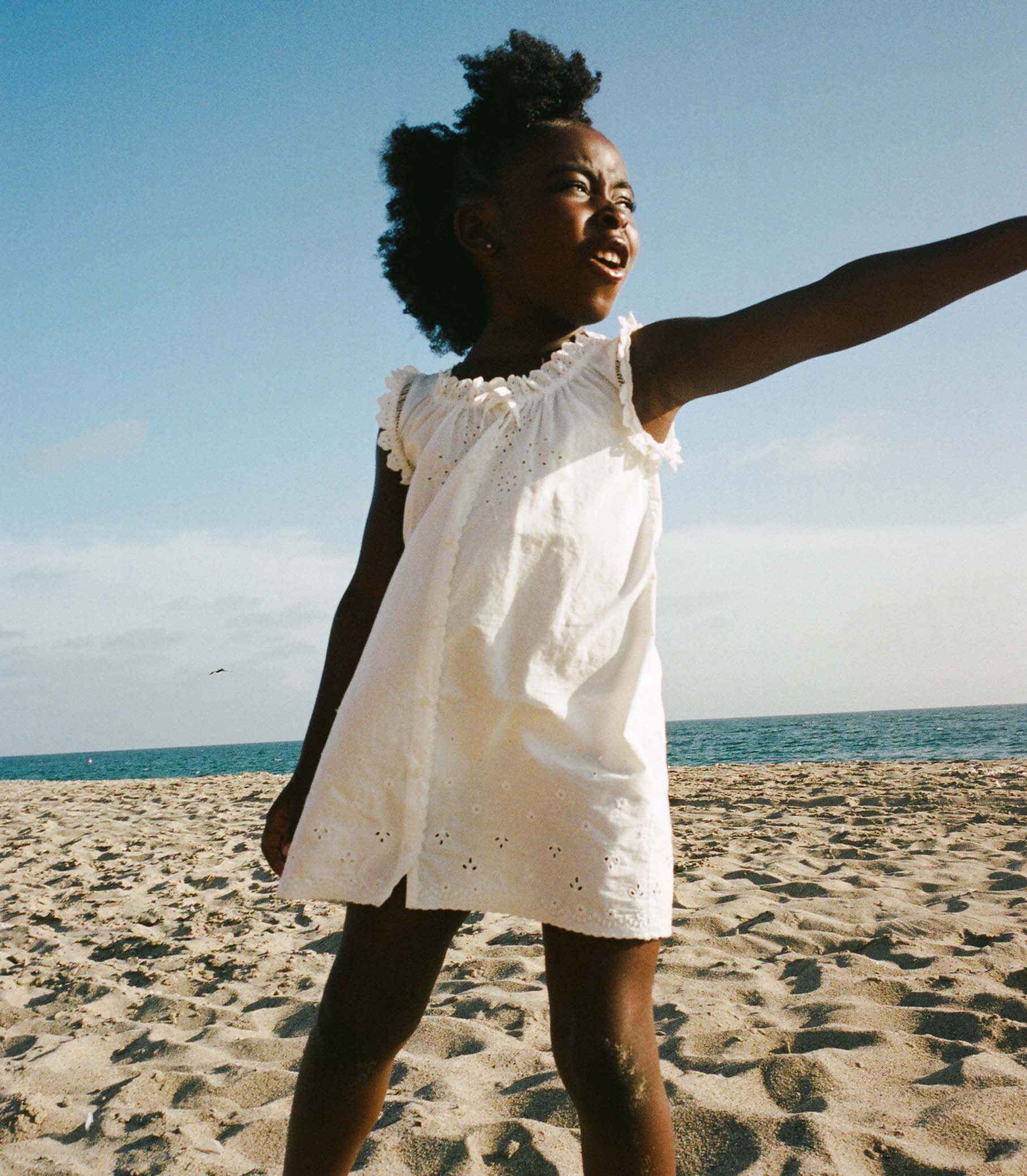 LITTLE NESSIE DRESS -- SALT - Image 4