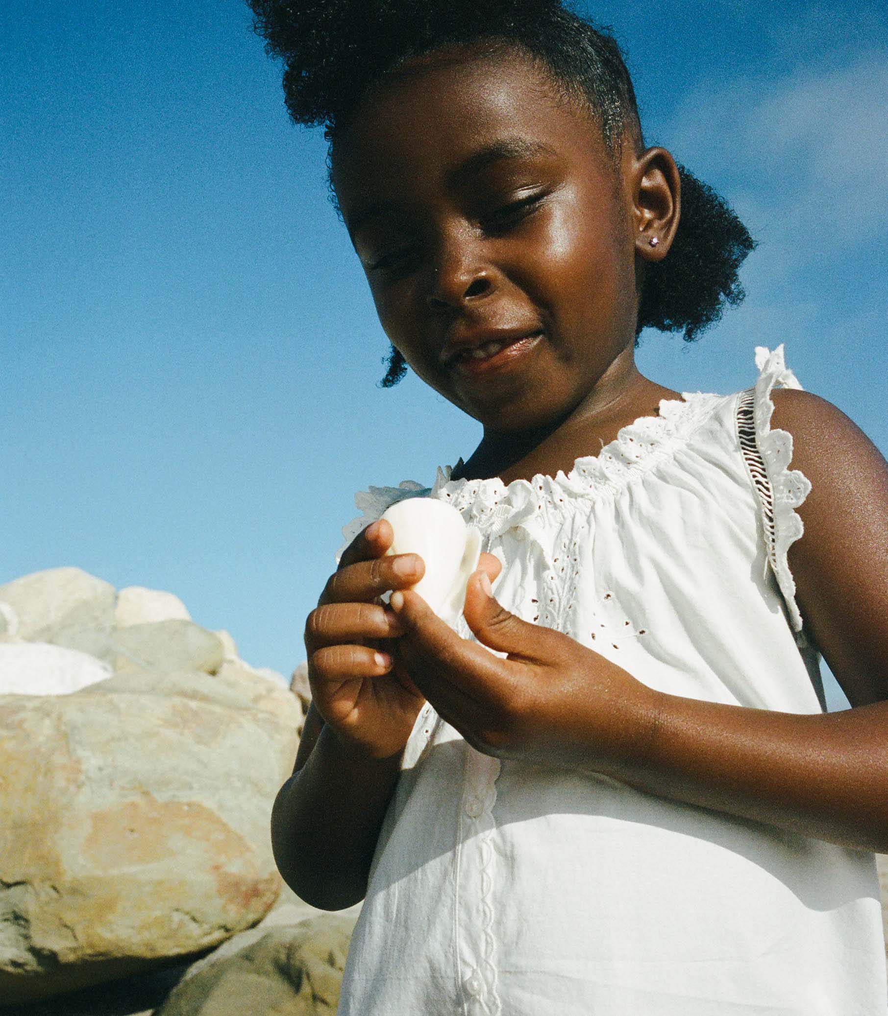 LITTLE NESSIE DRESS -- SALT - Image 6