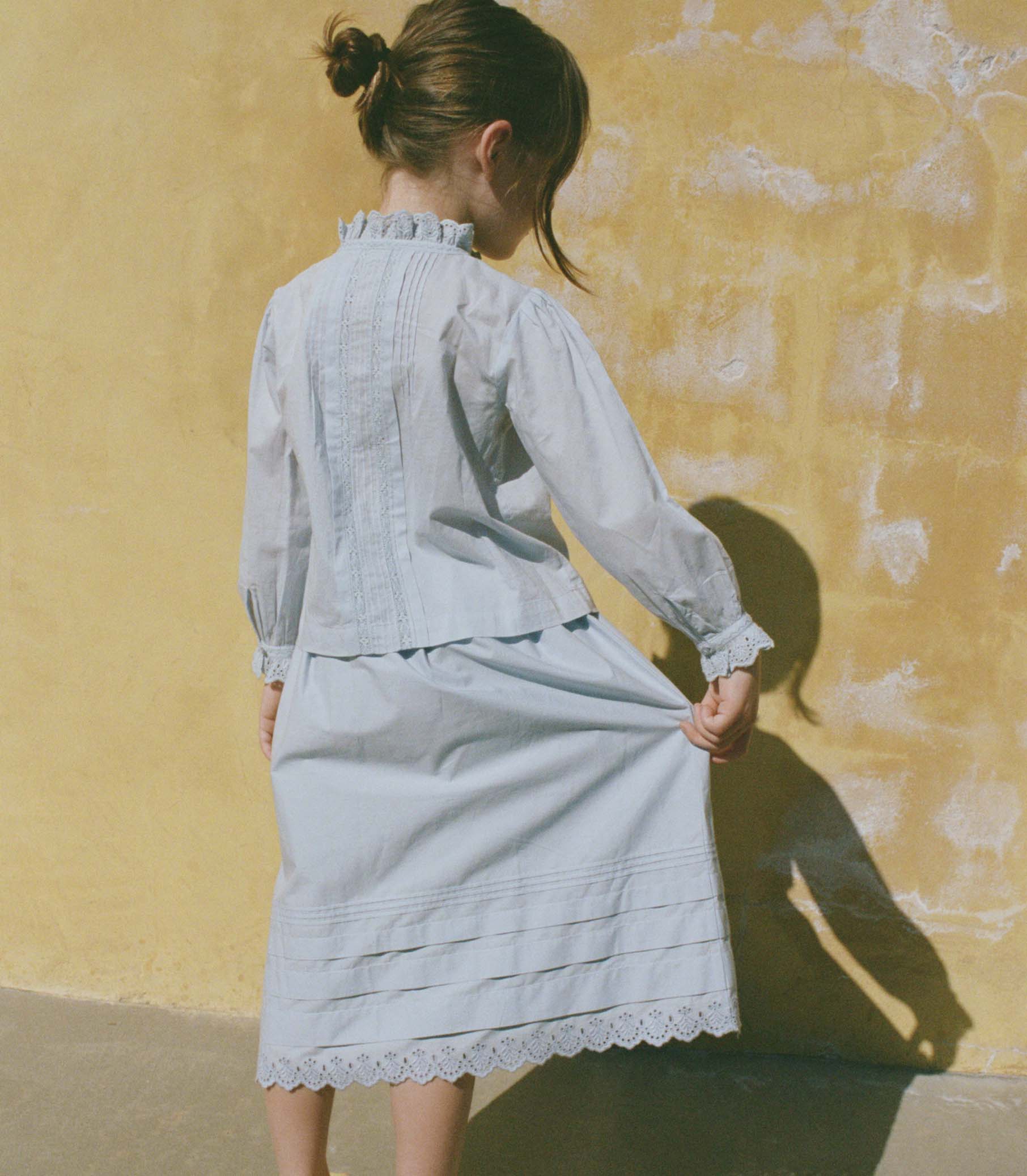LITTLE SEBASTIANE MIDI SKIRT -- DEWDROP - Image 4