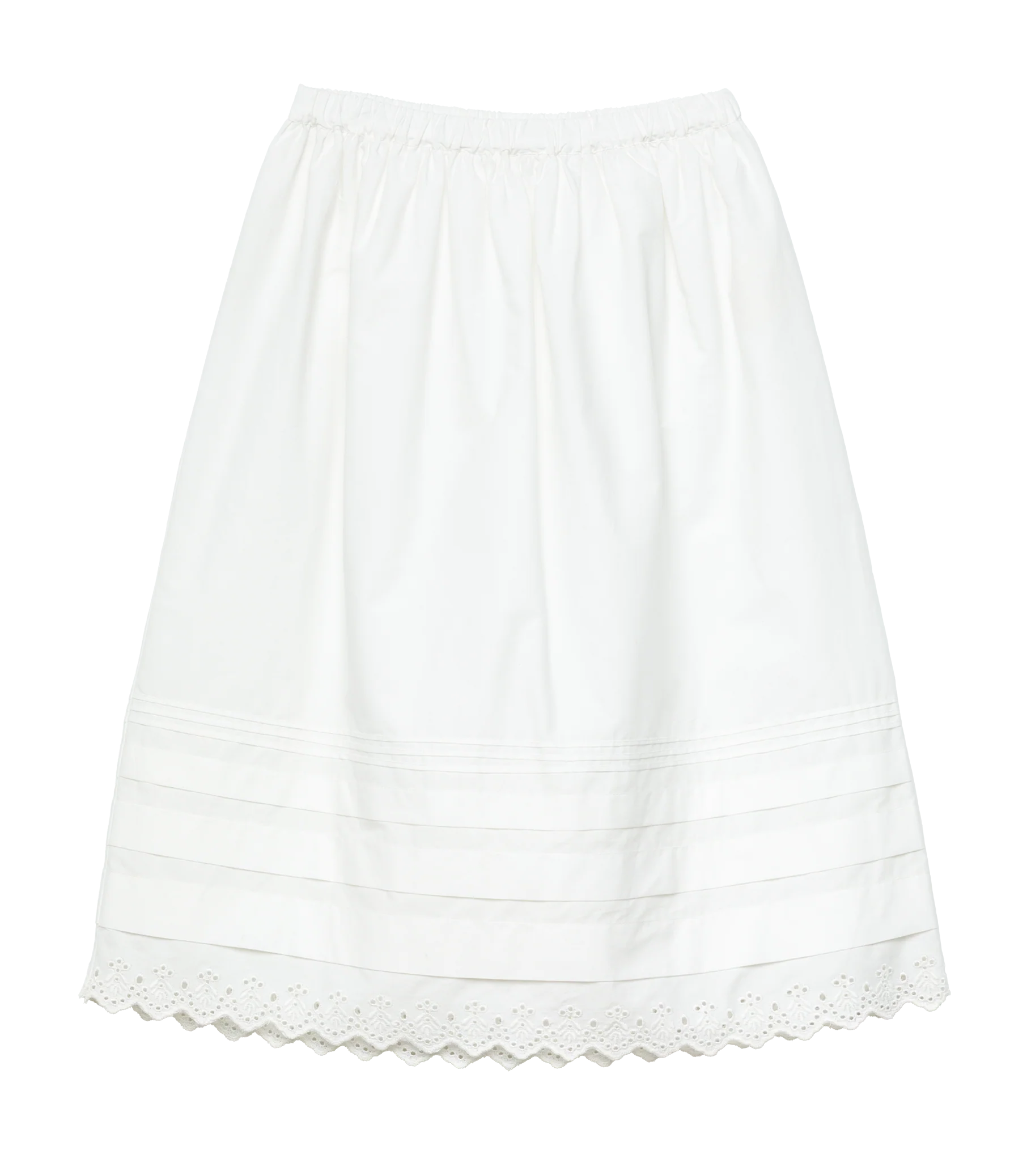 LITTLE SEBASTIANE MIDI SKIRT -- SALT - Image 6