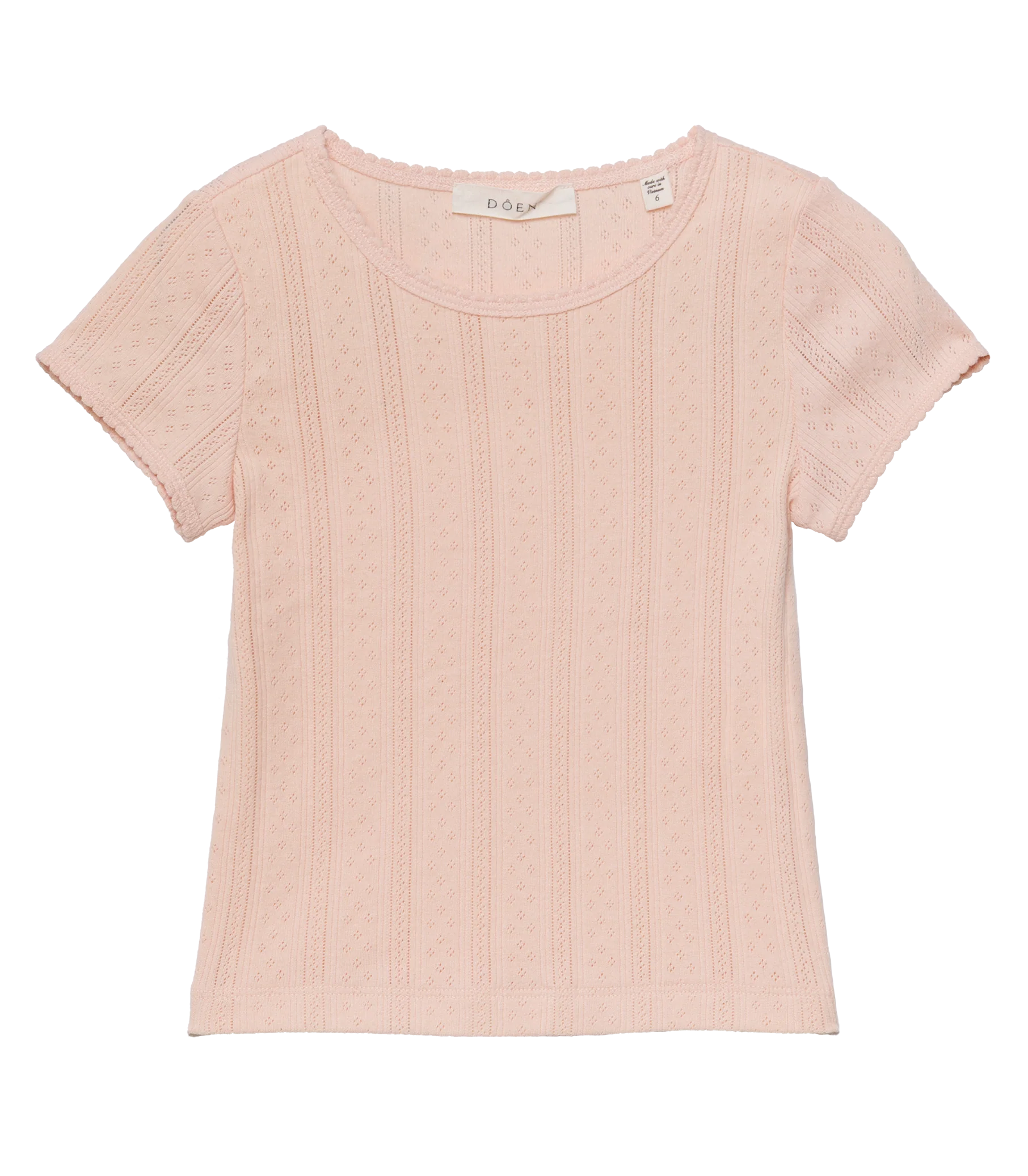 LITTLE VIVI TEE -- PEACH SORBET - Image 6