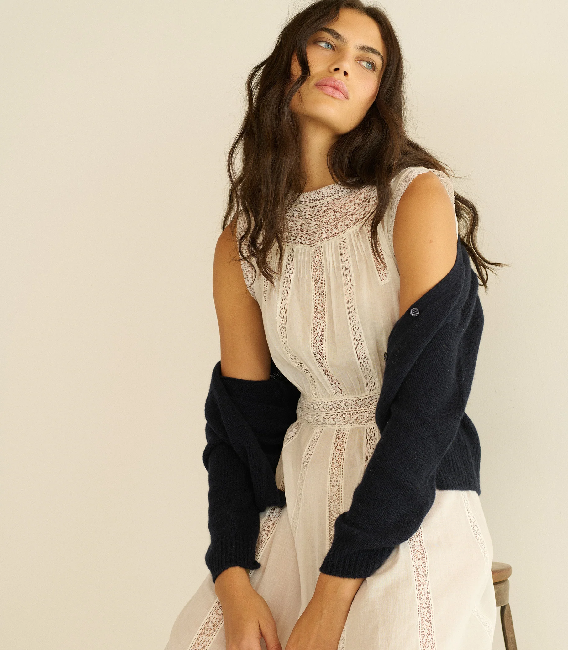 LIVIANA DRESS -- SALT - Image 4