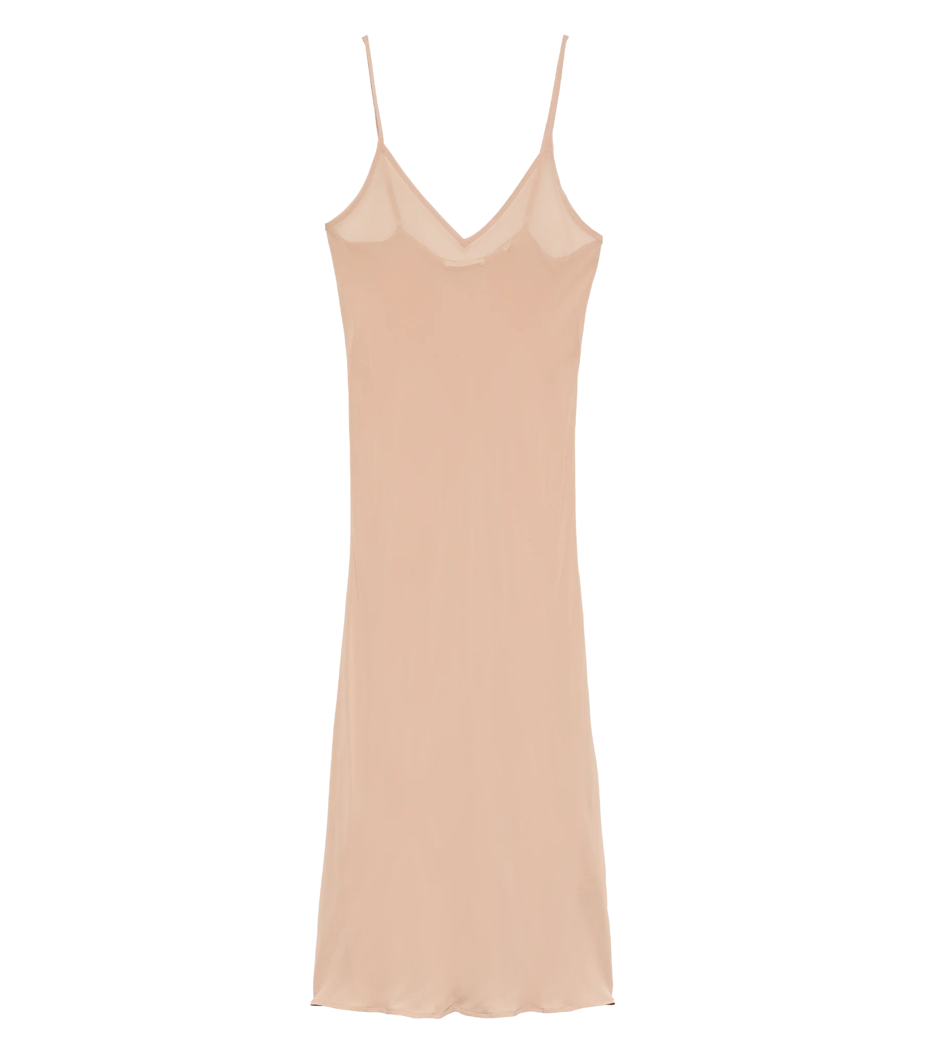LONG DEEP V-NECK SLIP -- SAND DOLLAR - Image 5