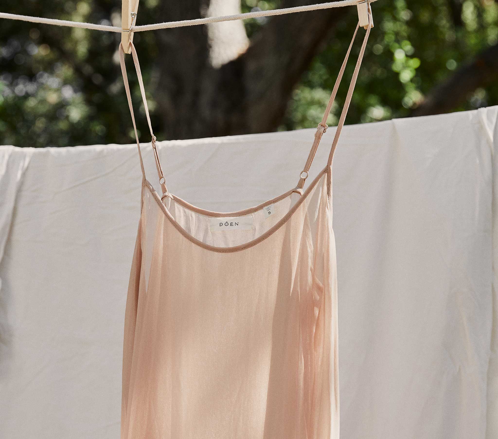 LONG SCOOP NECK SLIP -- CONCH - Image 2
