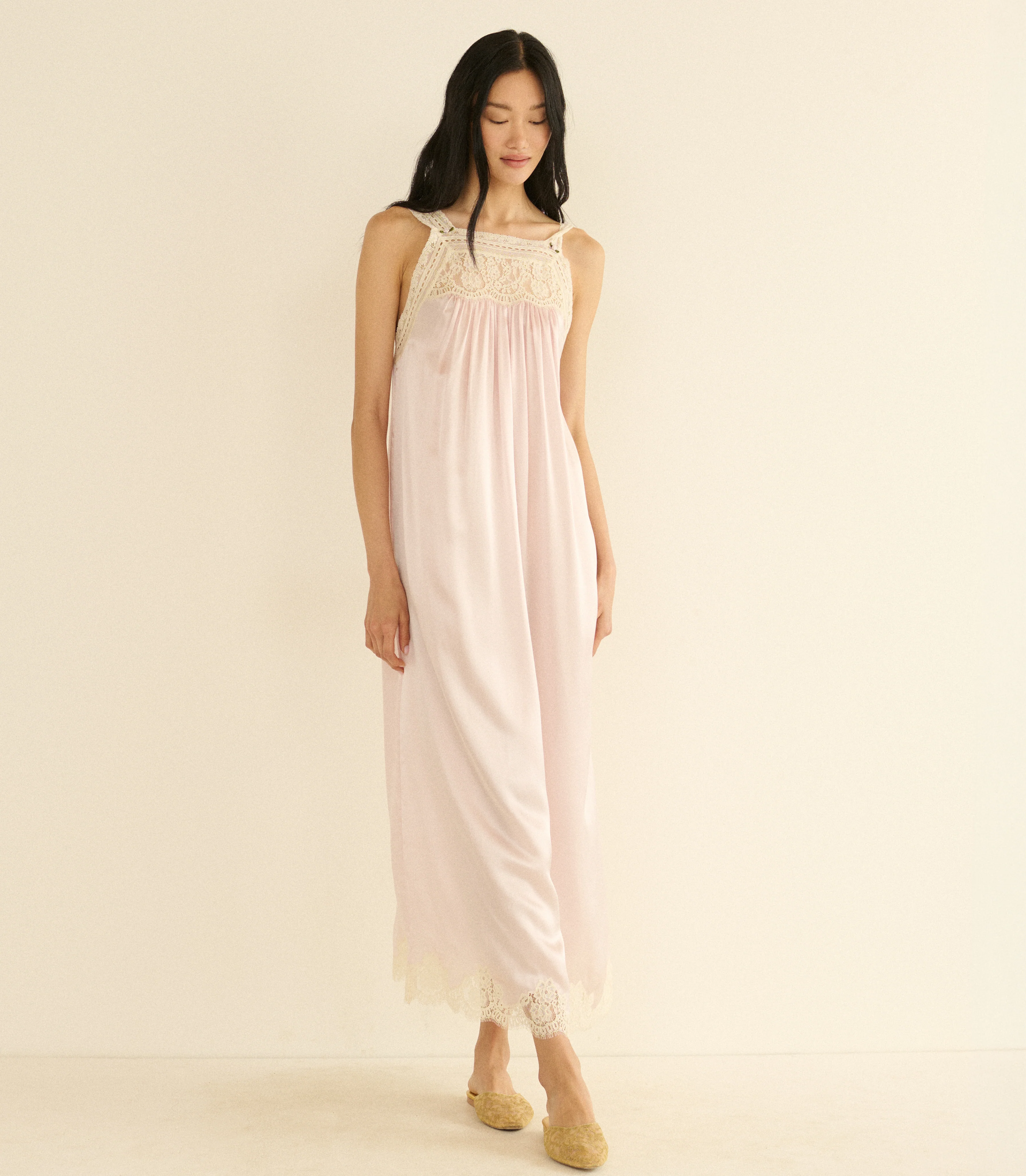 LUCIANE DRESS -- POWDER ROSE - Image 6