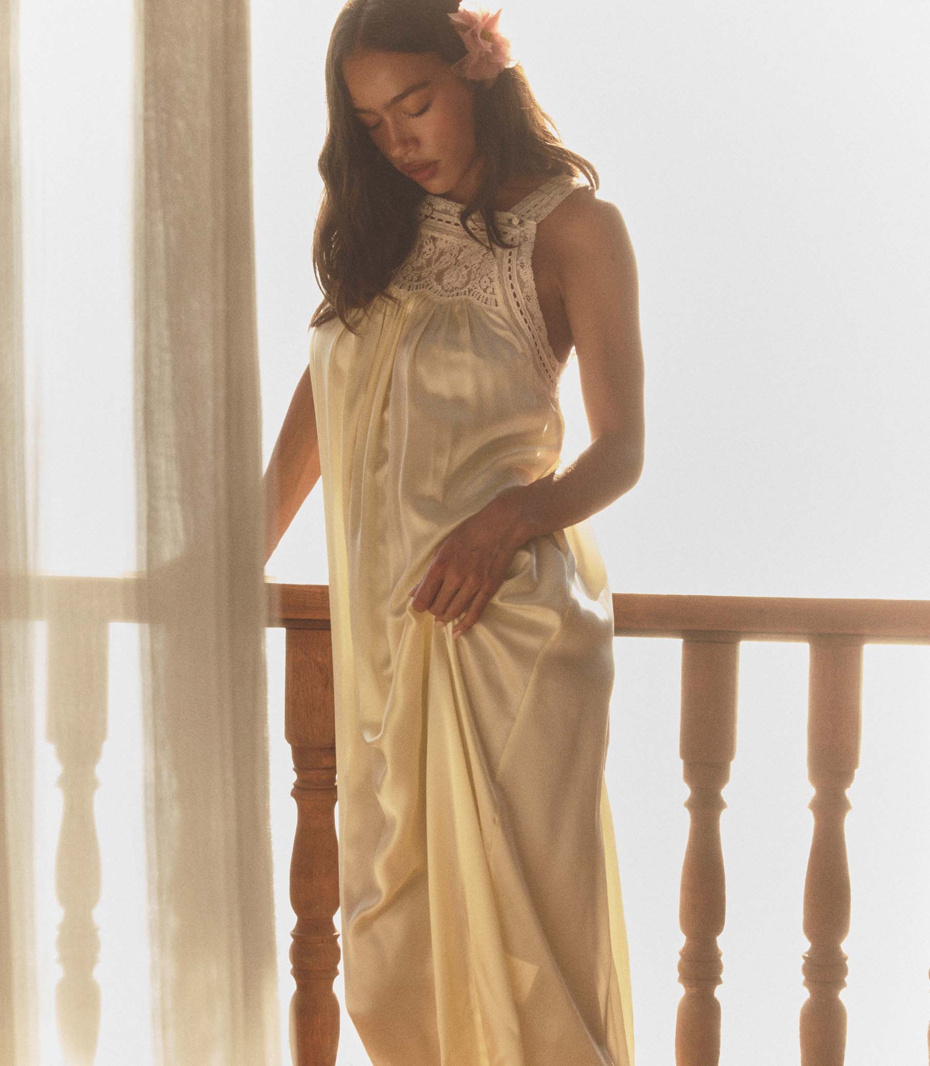 LUCIANE DRESS -- VANILLA - Image 2