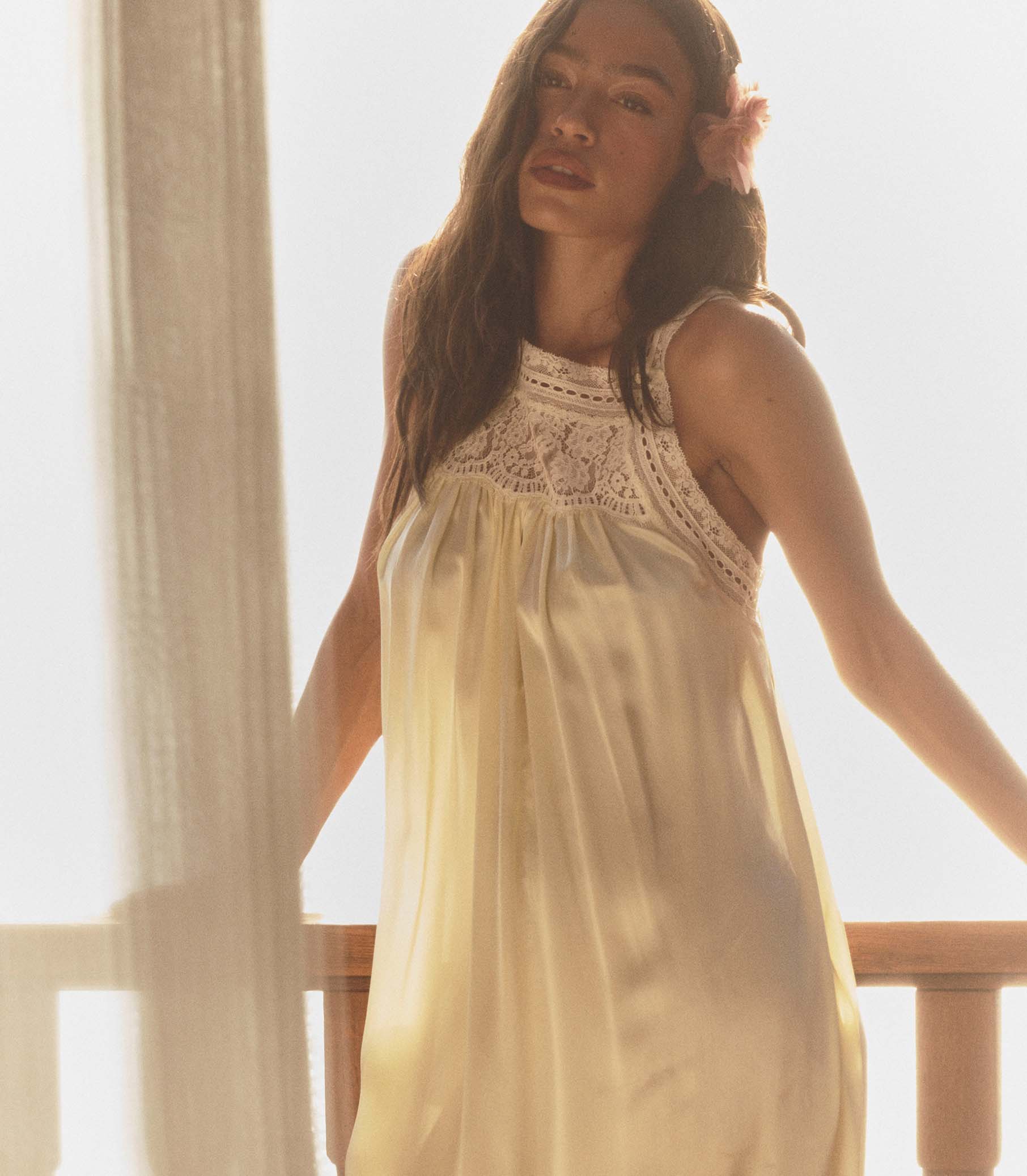 LUCIANE DRESS -- VANILLA - Image 3