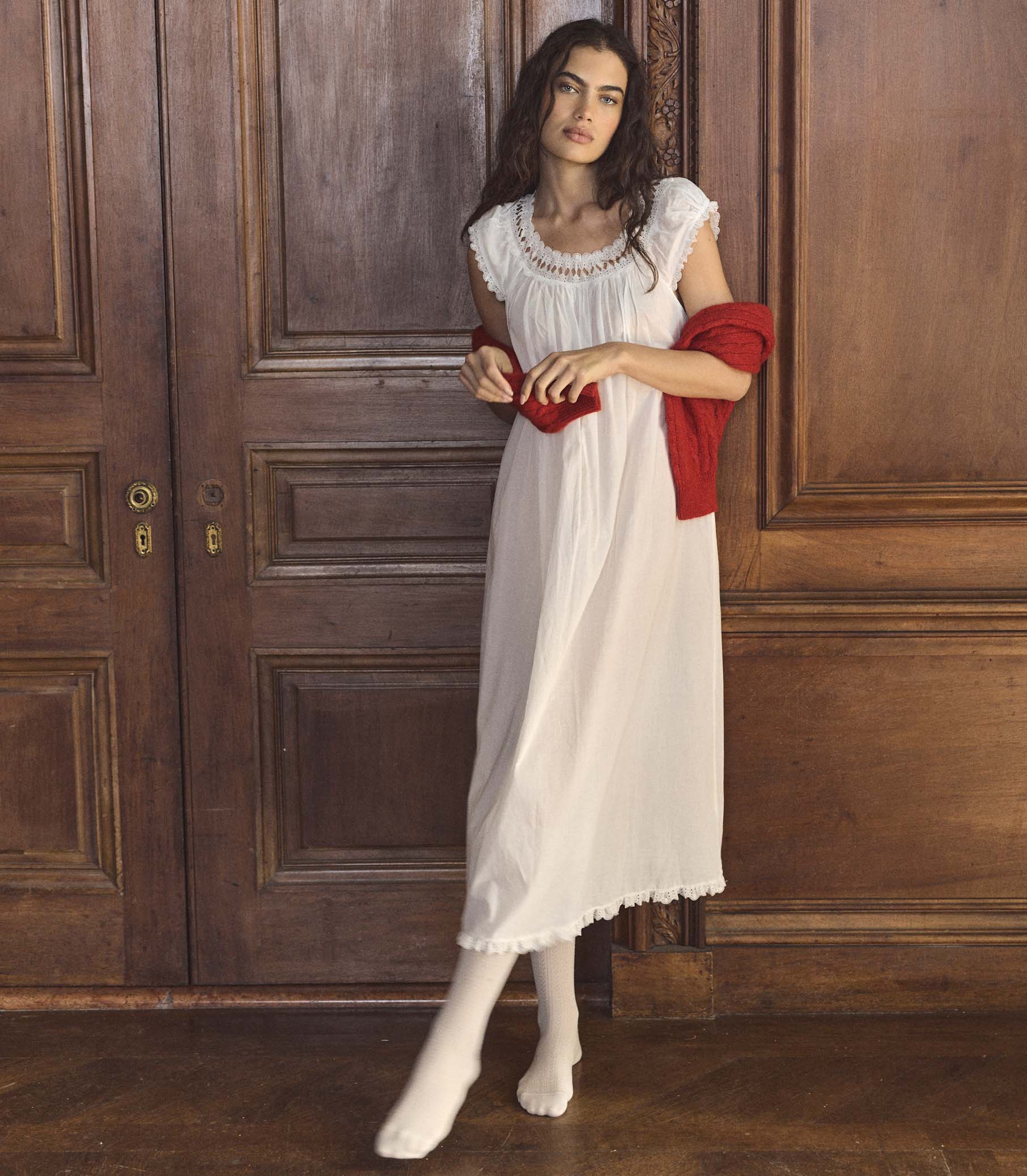 LUCILIA NIGHTGOWN -- SALT - Image 2