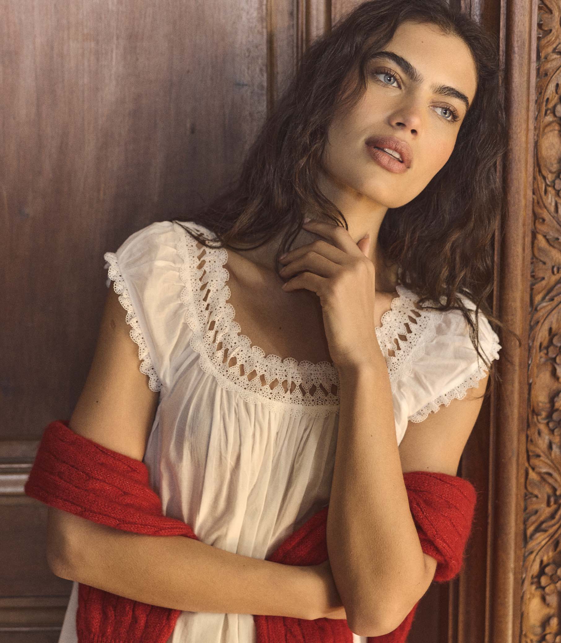 LUCILIA NIGHTGOWN -- SALT - Image 4