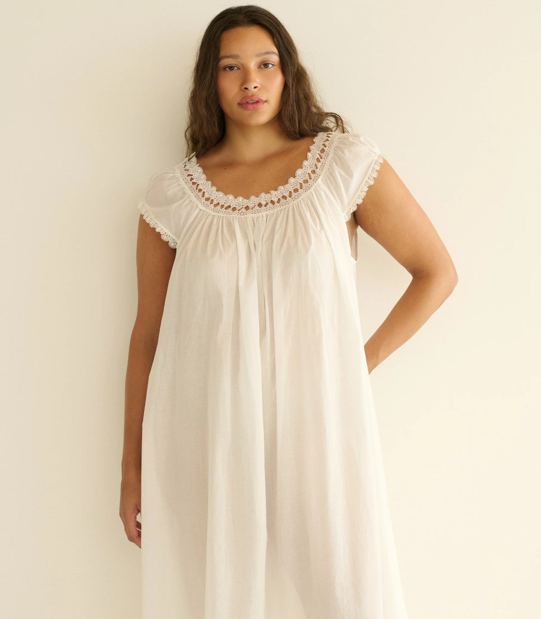 LUCILIA NIGHTGOWN -- SALT - Image 7