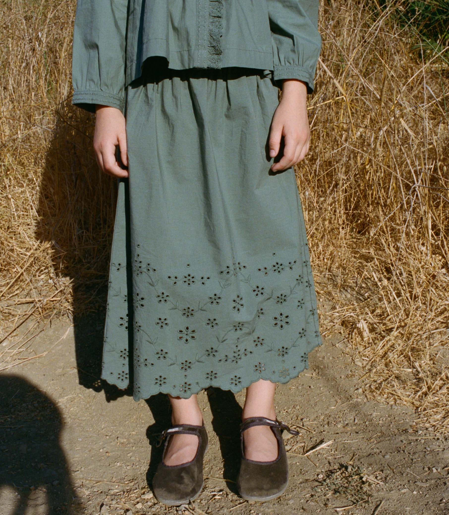MACI SKIRT -- SOFT SPRUCE - Image 4
