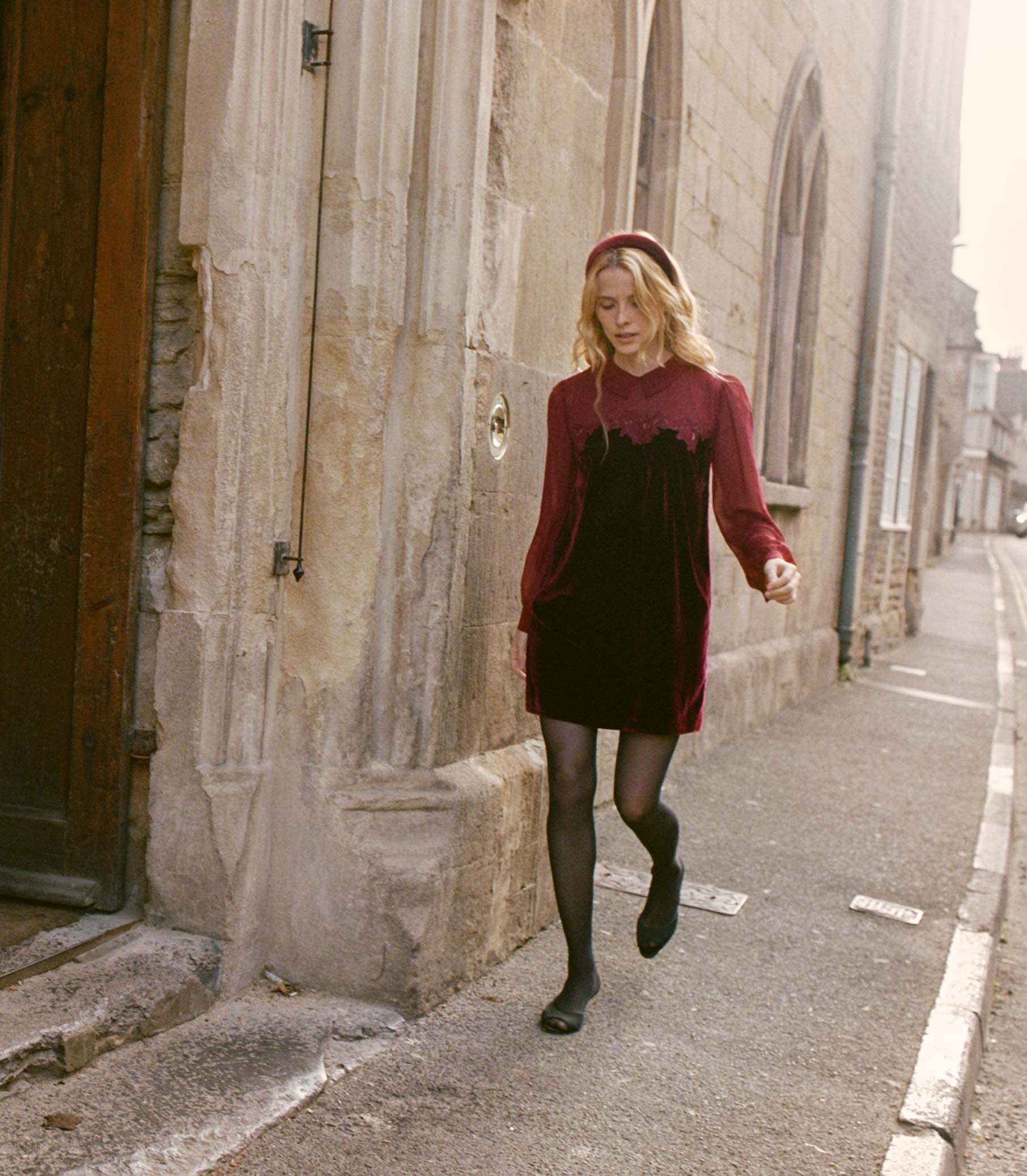 MADELYNNE DRESS -- VINO ROSSO - Image 6
