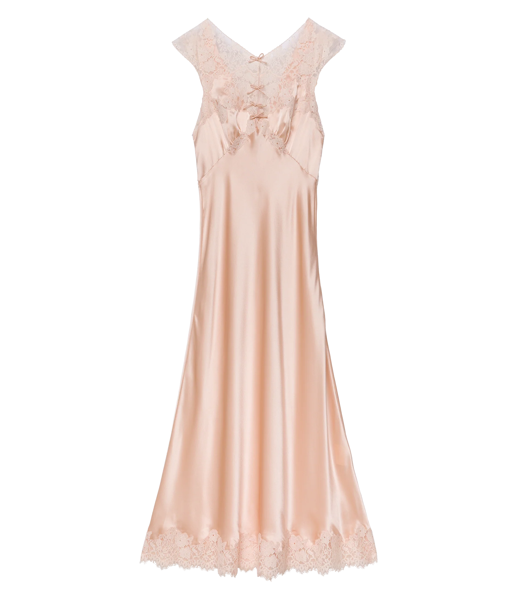 MARCELLE DRESS -- PEACH SORBET - Image 6