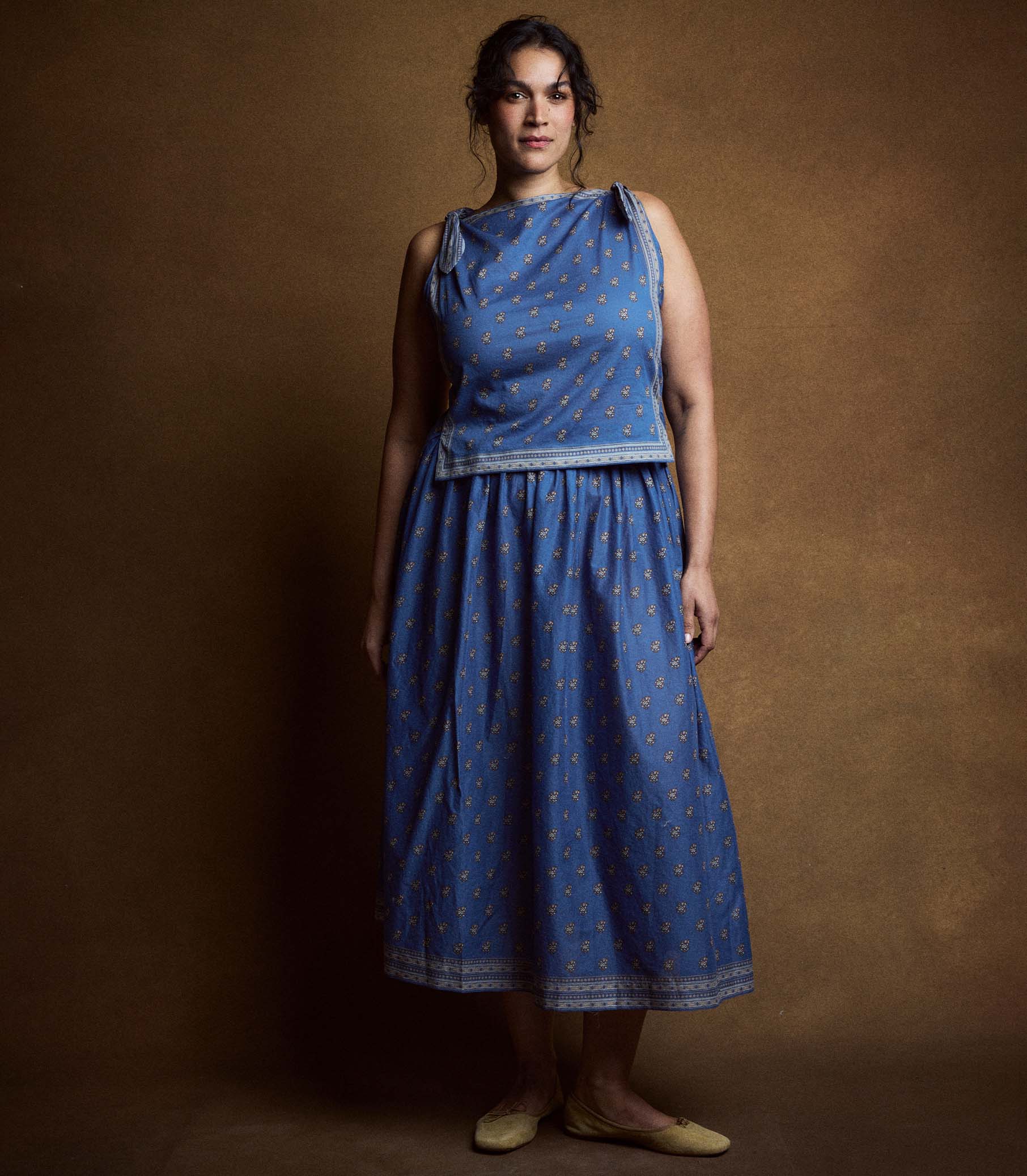 MARCIETTE SKIRT -- EARTHA PAISLEY - Image 3