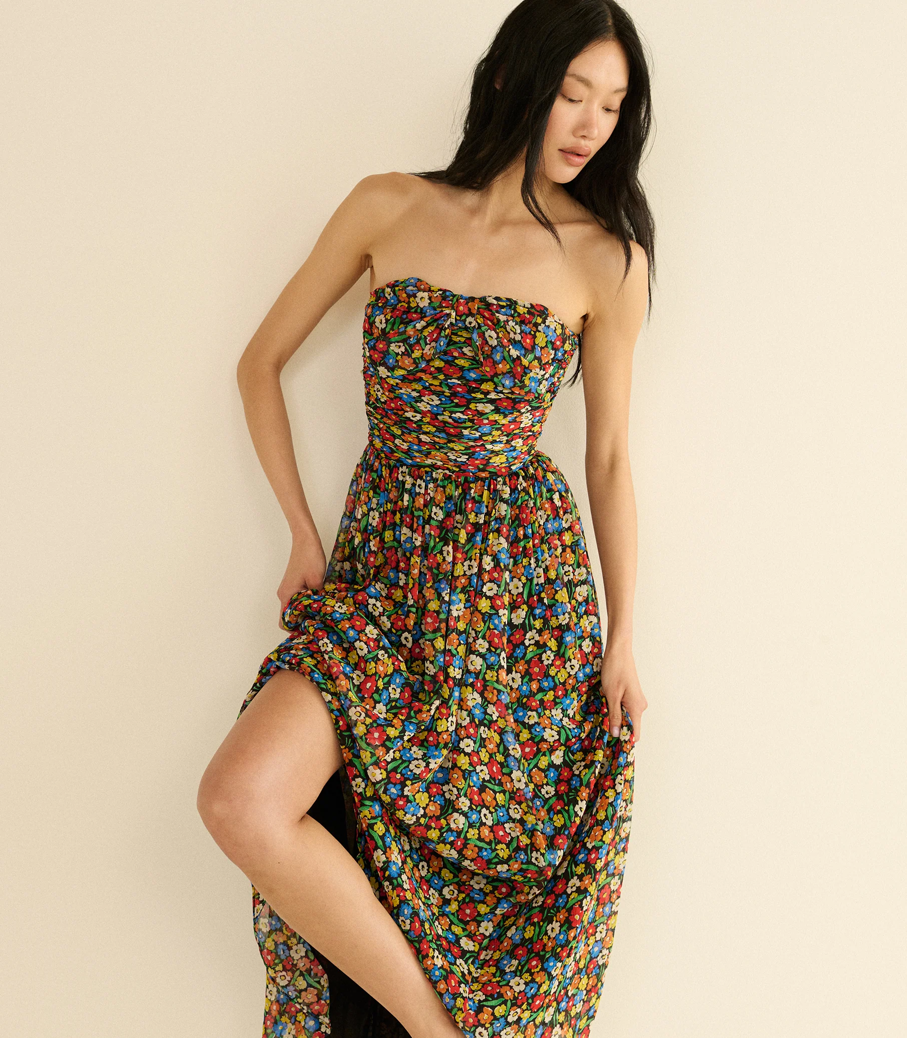 MARGUERITE DRESS -- BEGONIA BLOSSOM - Image 2