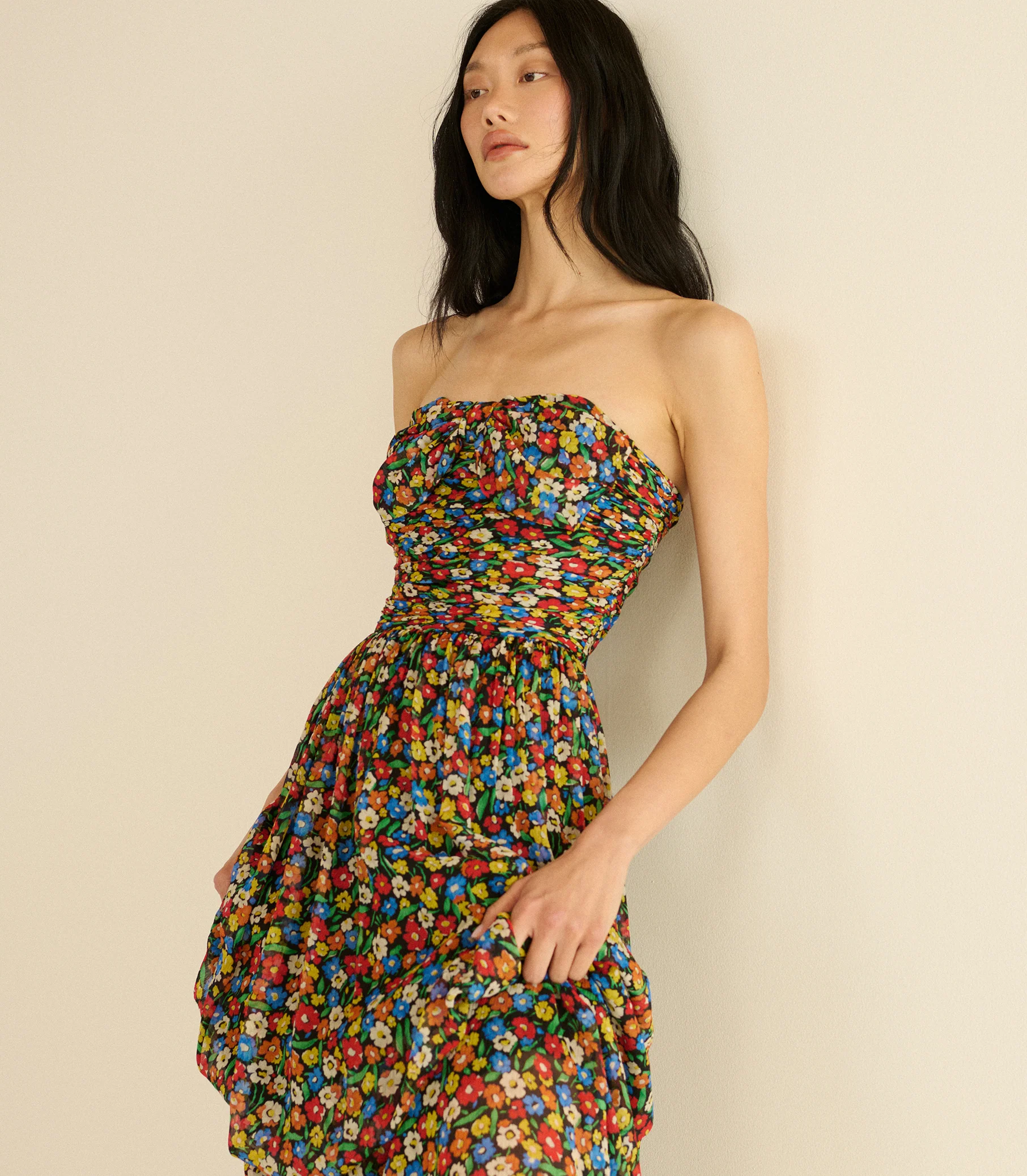 MARGUERITE DRESS -- BEGONIA BLOSSOM - Image 4