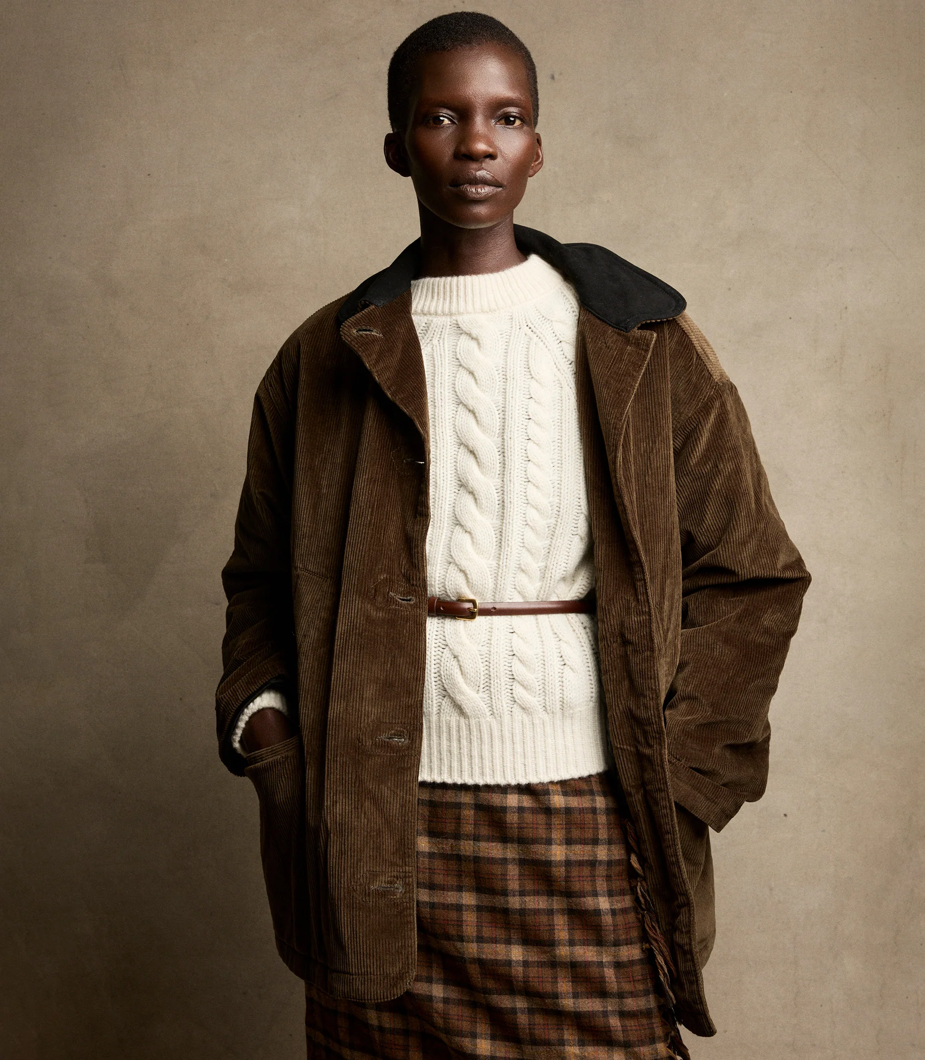 MARLOWE CASHMERE SWEATER -- IVORY - Image 3