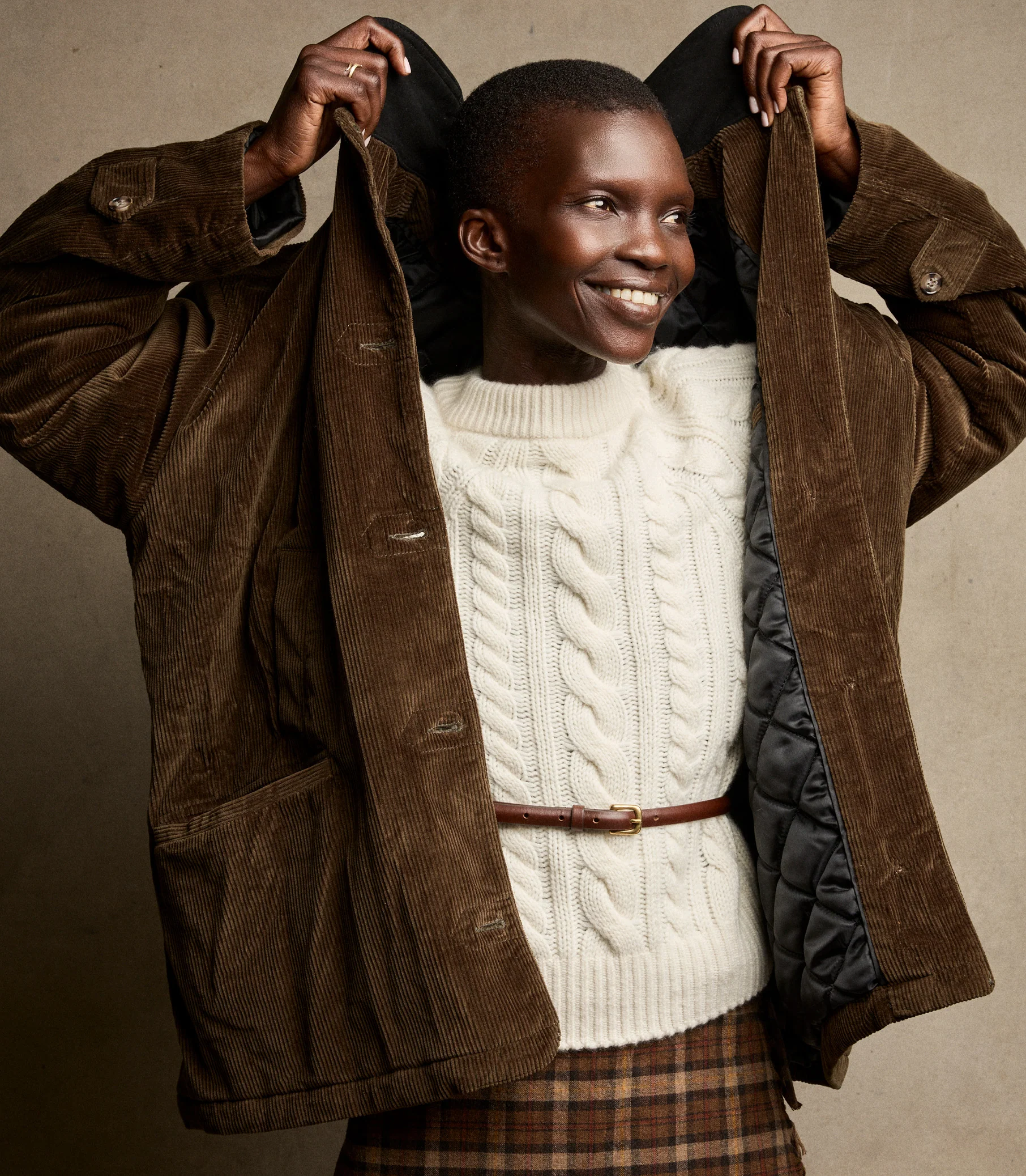 MARLOWE CASHMERE SWEATER -- IVORY - Image 4