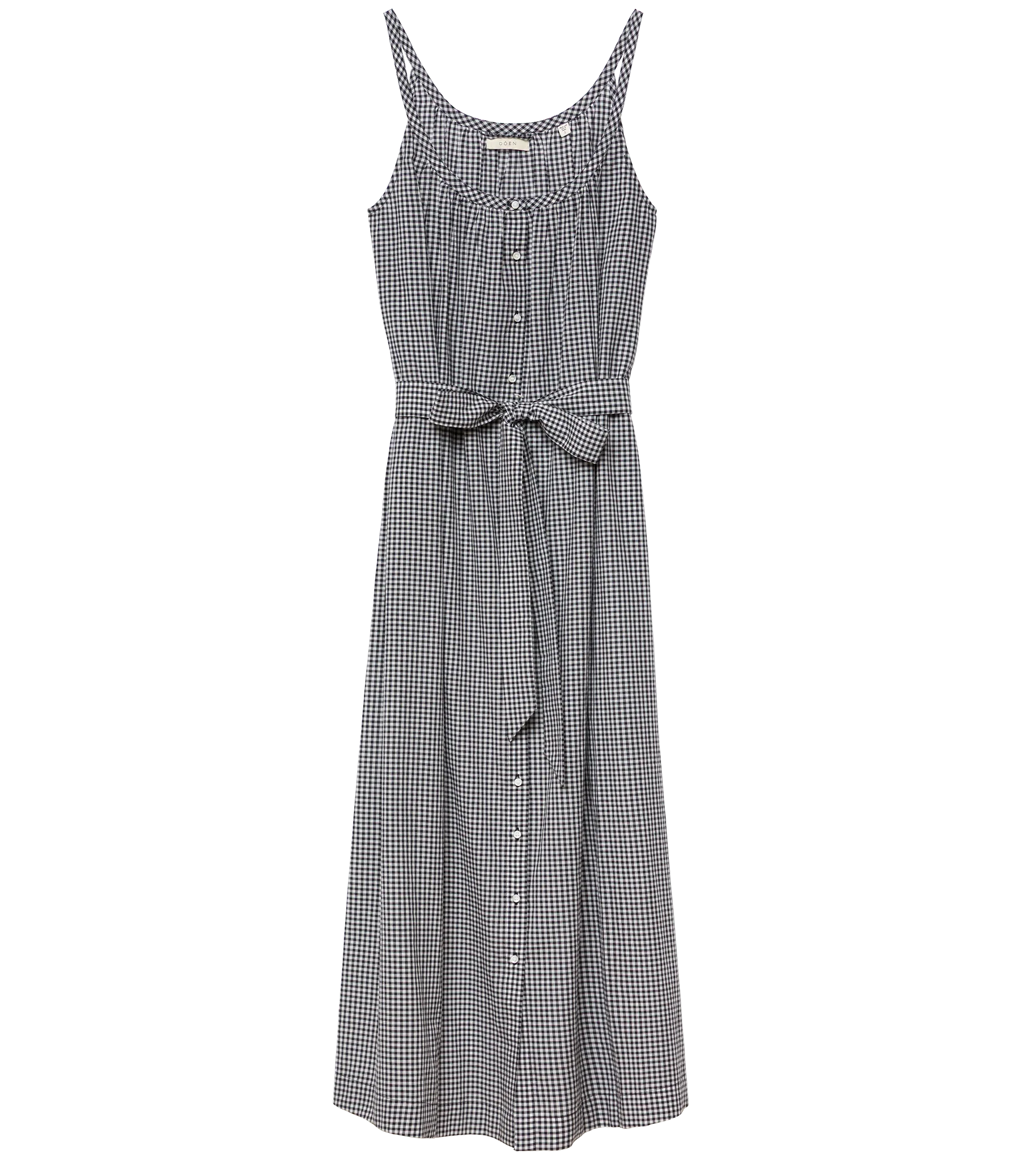 NEVITA DRESS -- NOIR LA MADDALENA GINGHAM - Image 5