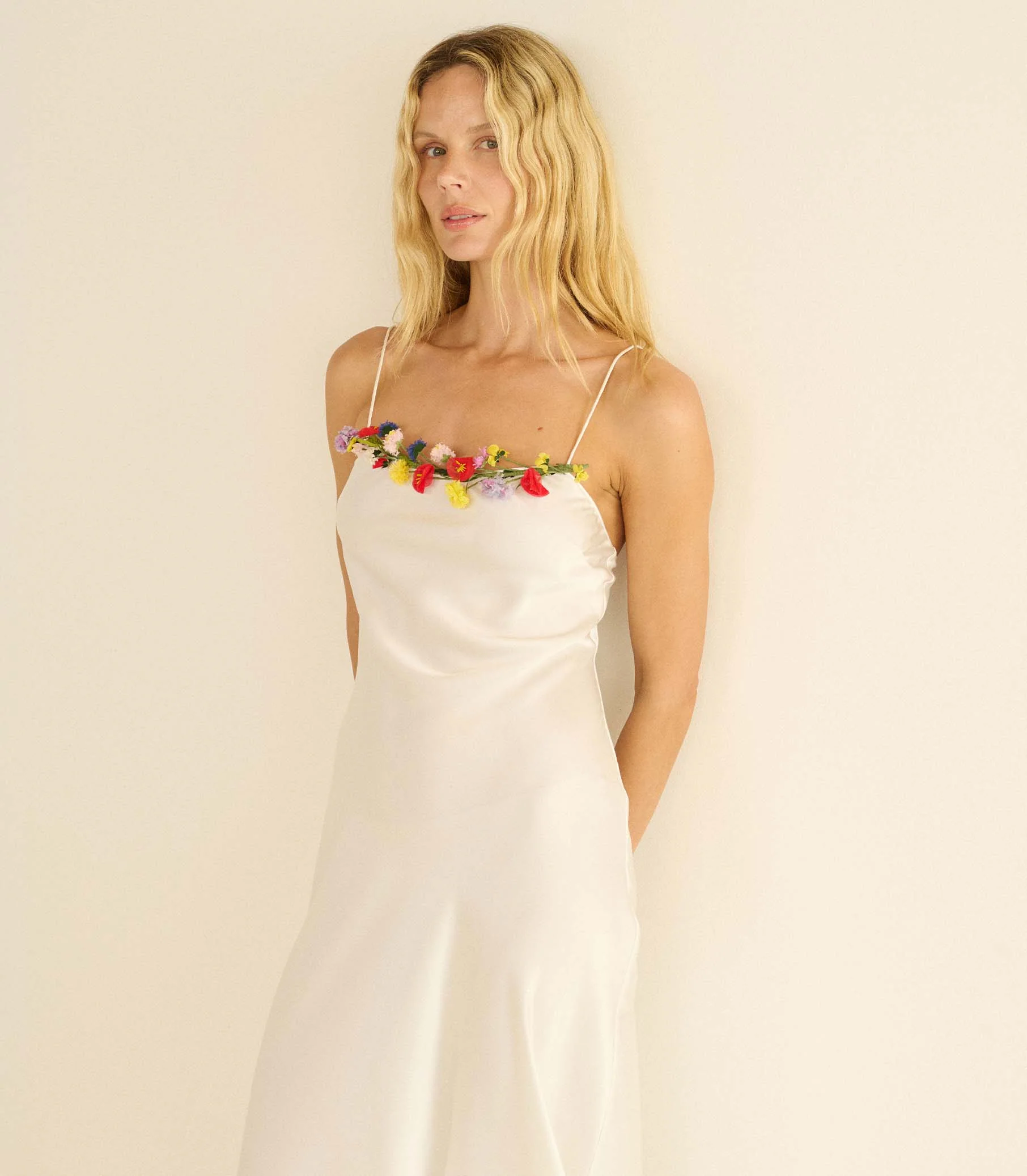 OLEANDER DRESS -- SALT - Image 4
