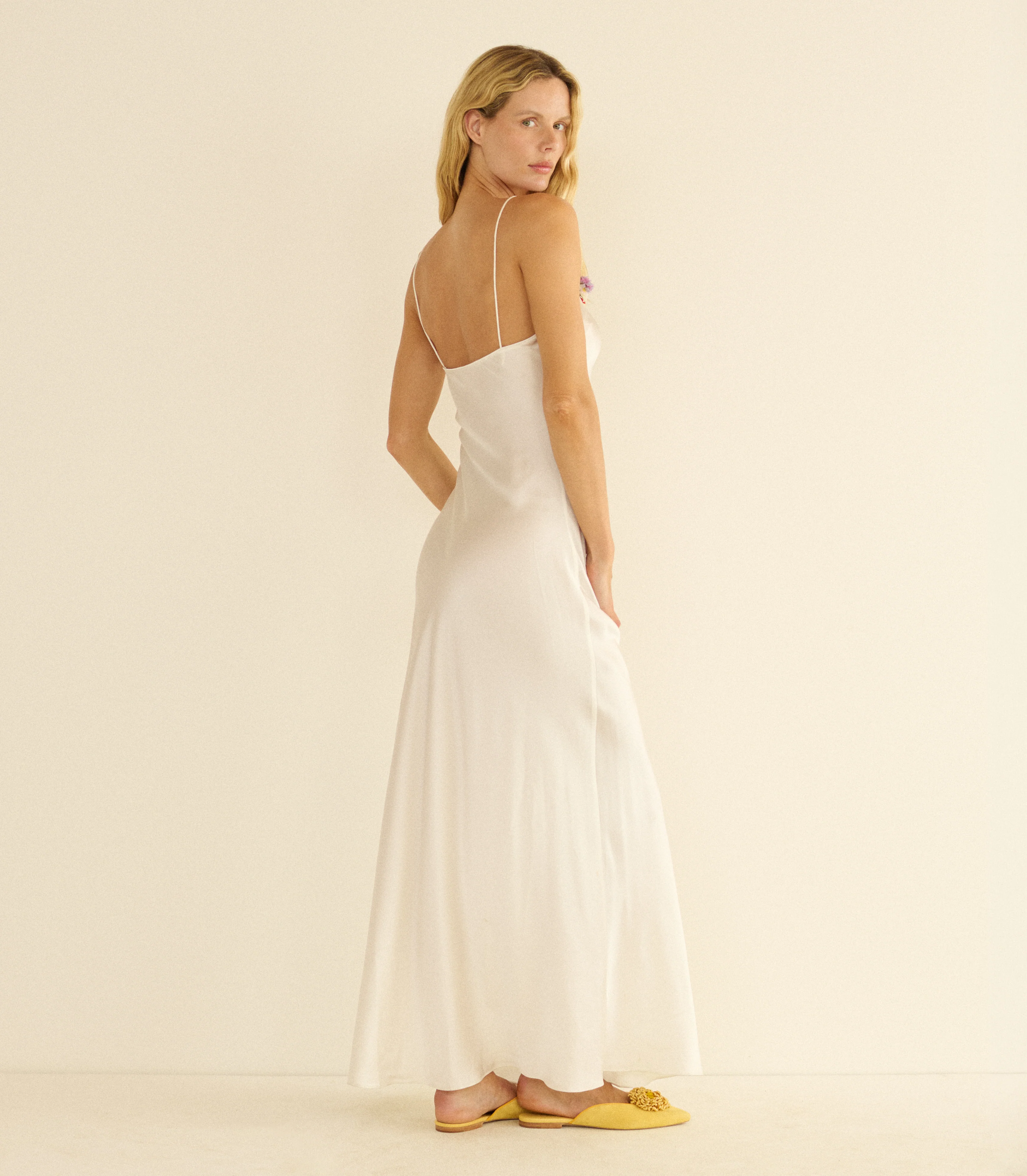 OLEANDER DRESS -- SALT - Image 6