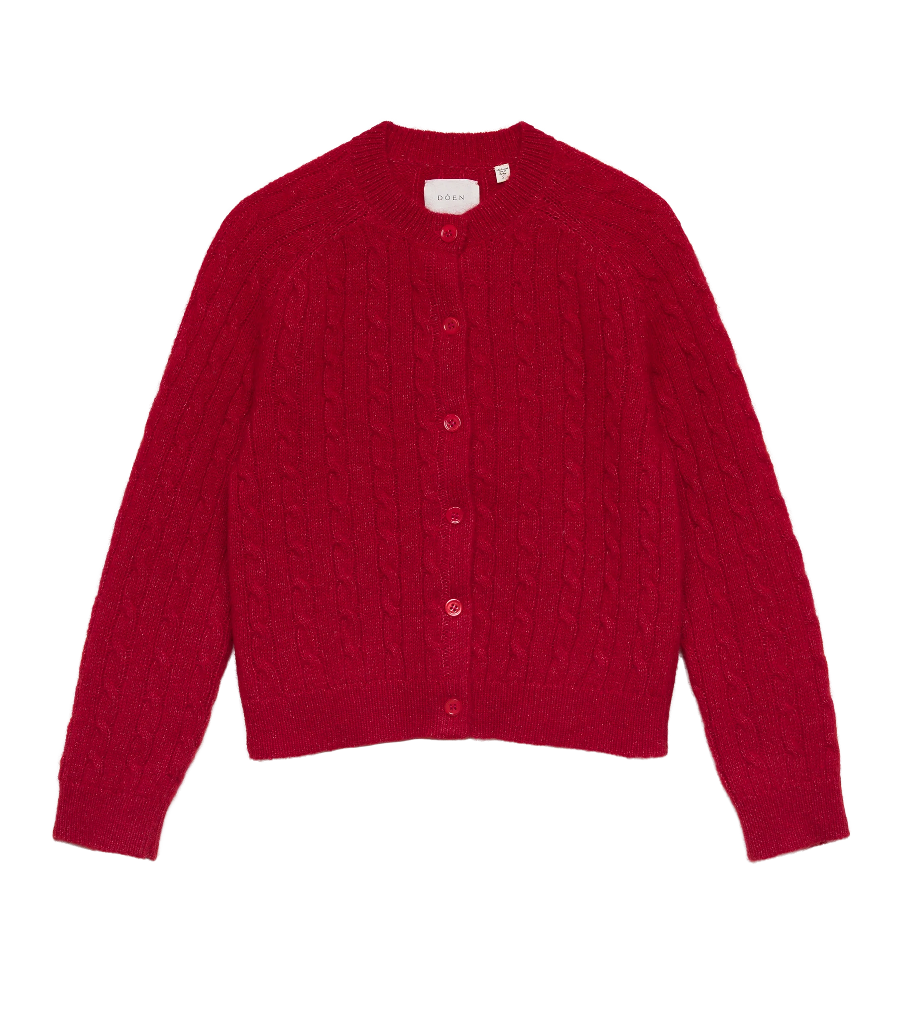 PENROSE CARDIGAN -- CERISE - Image 8