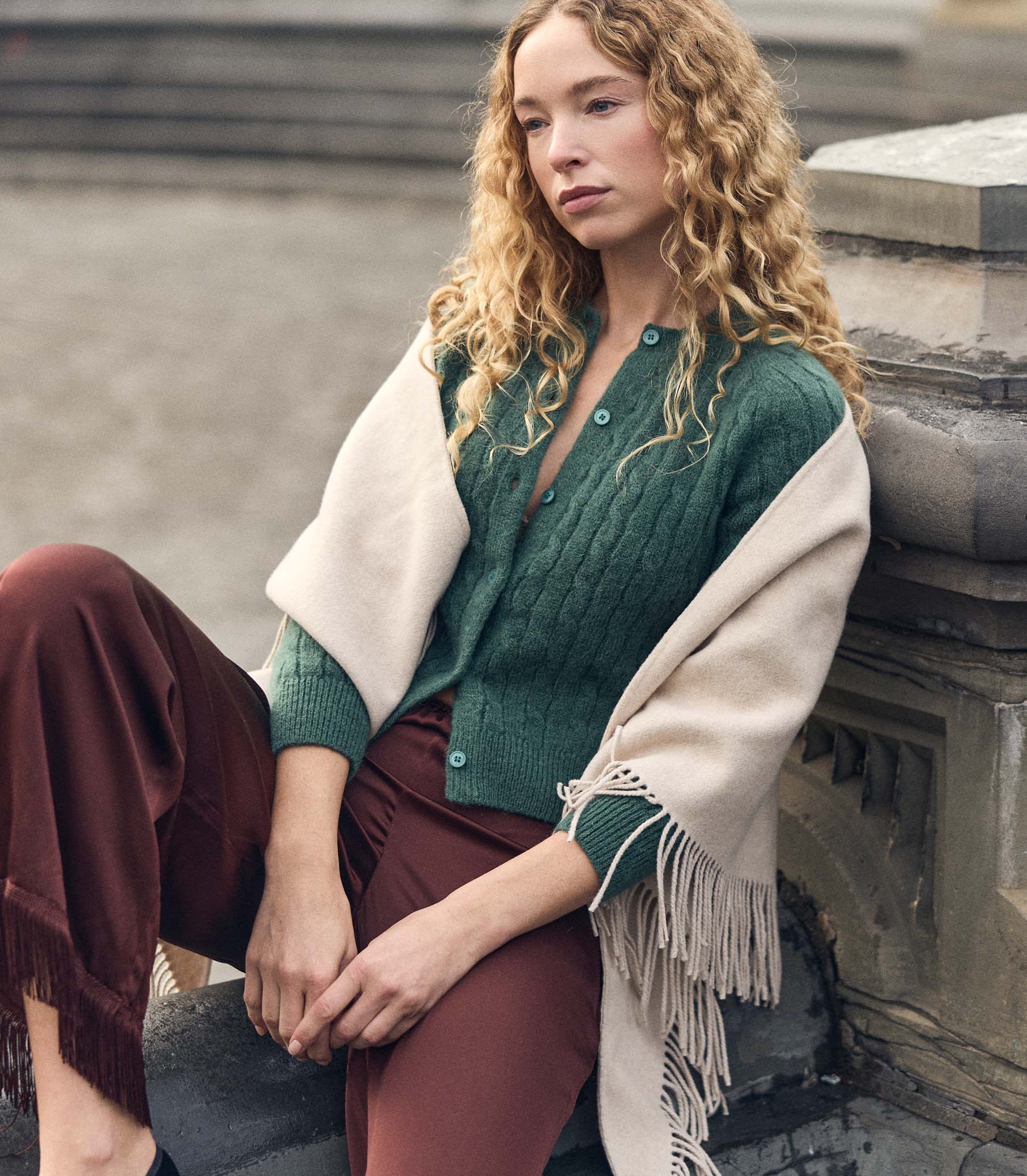 PENROSE CARDIGAN -- SPRUCE - Image 6