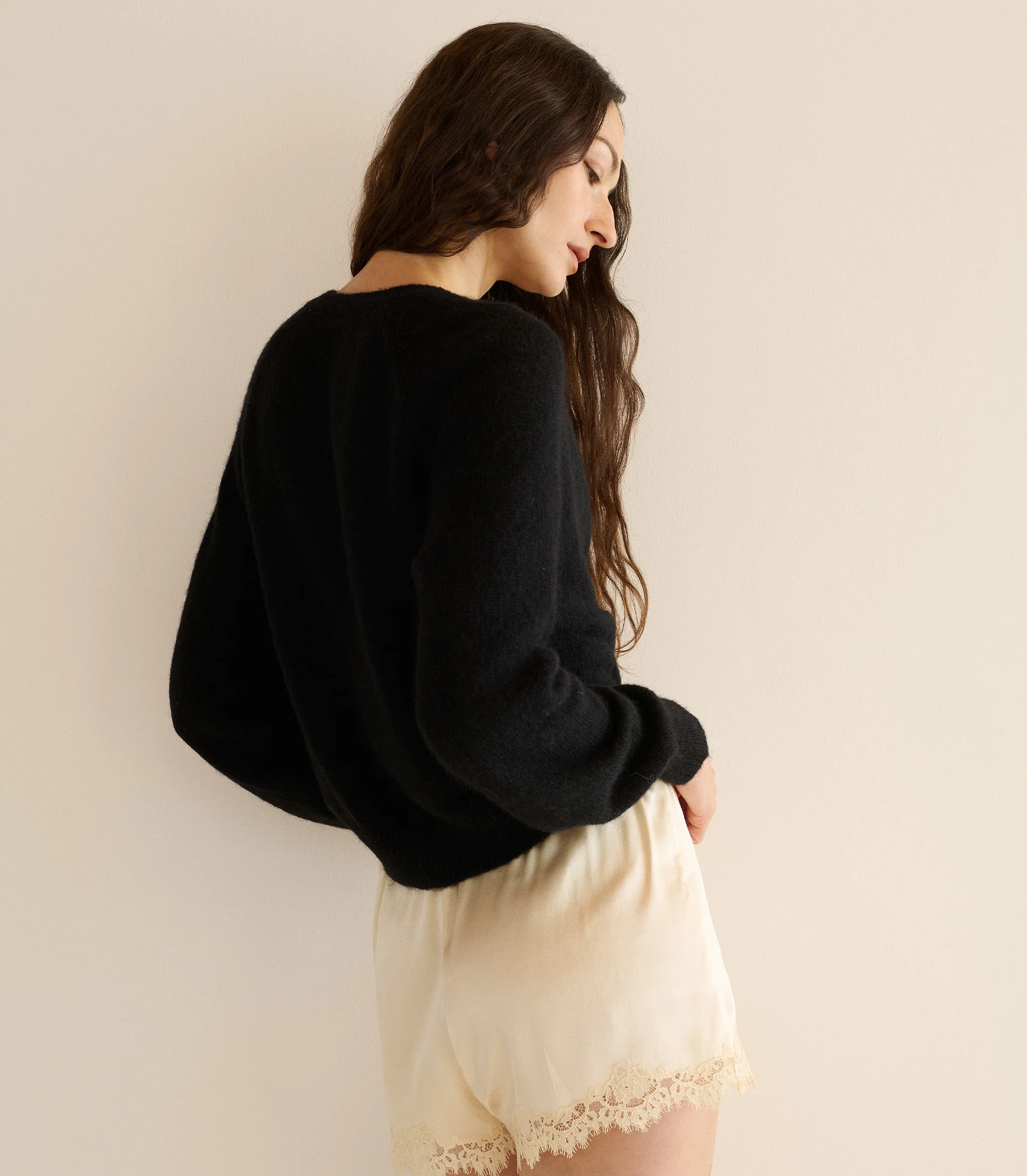 PETRA CARDIGAN -- BLACK - Image 7
