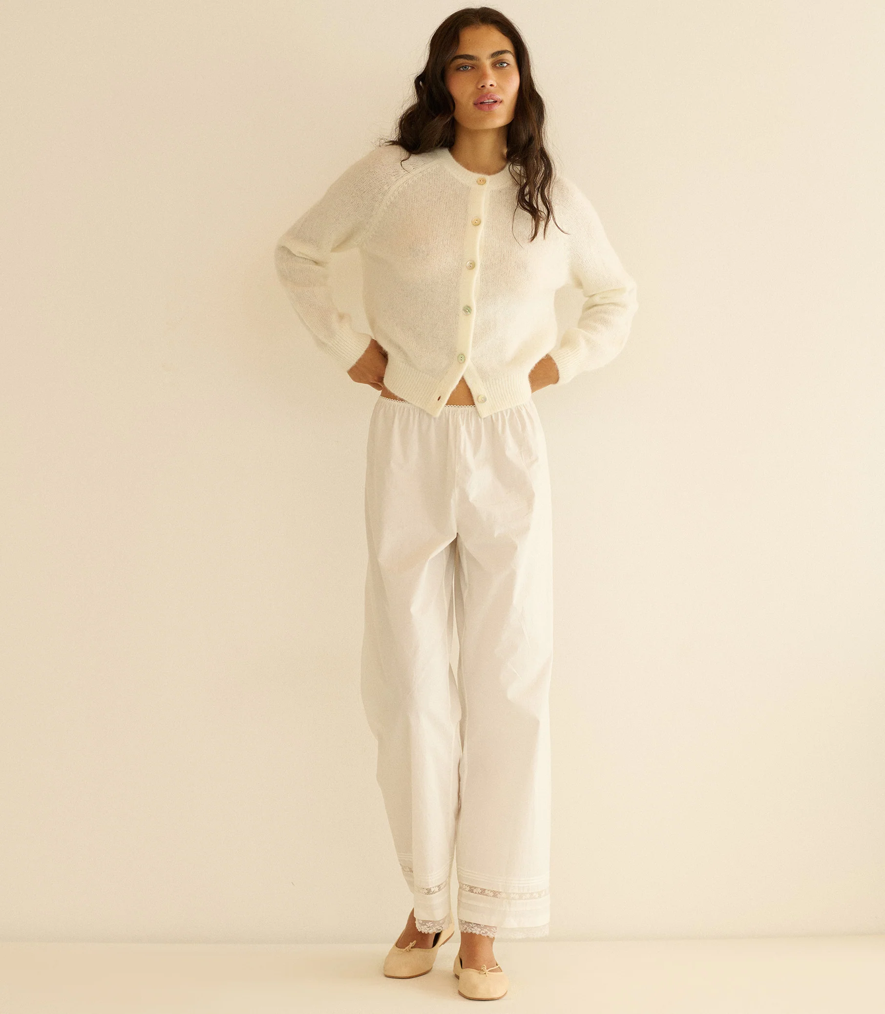 PETRA CARDIGAN -- IVORY - Image 5