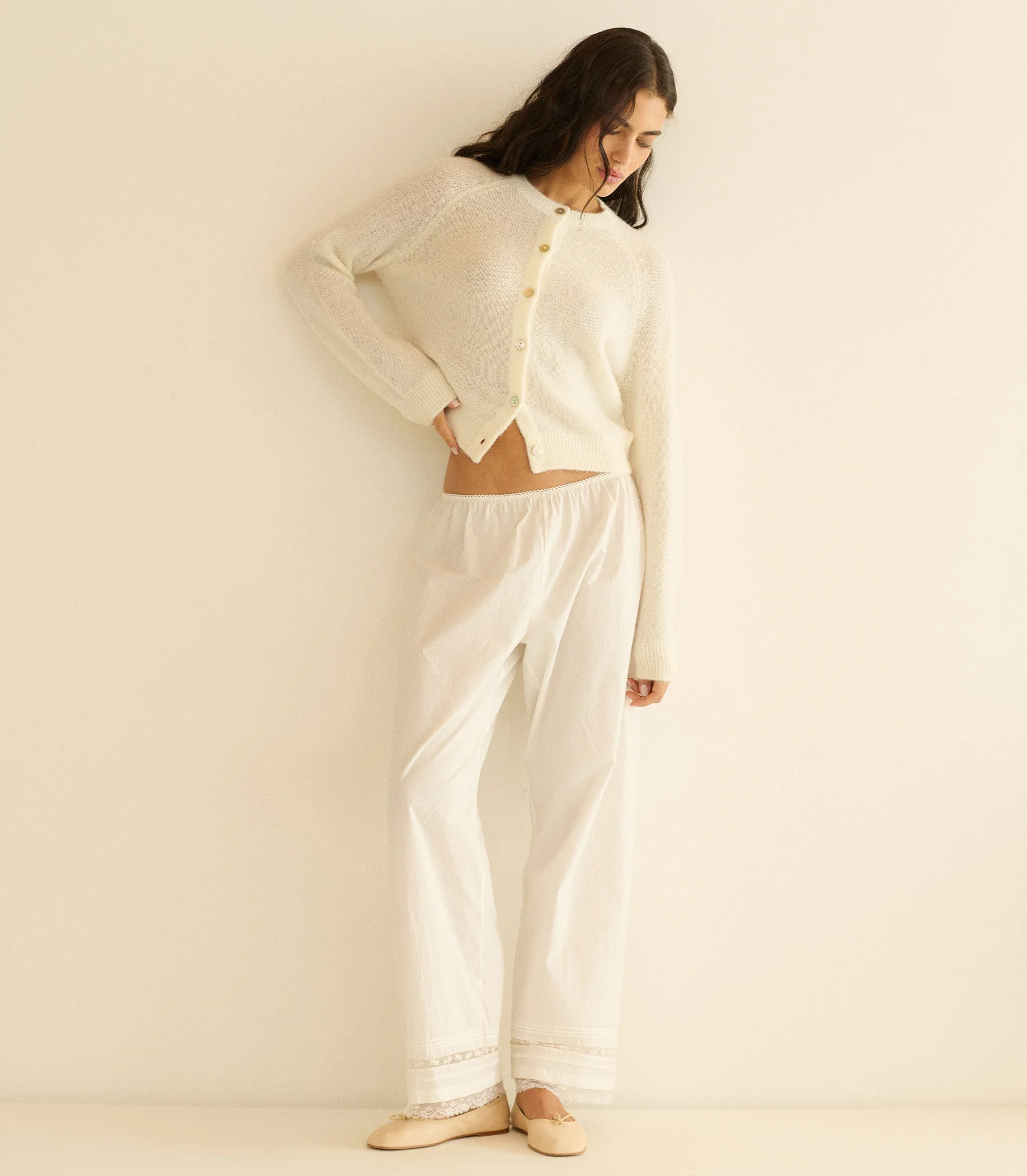 PETRA CARDIGAN -- IVORY - Image 6