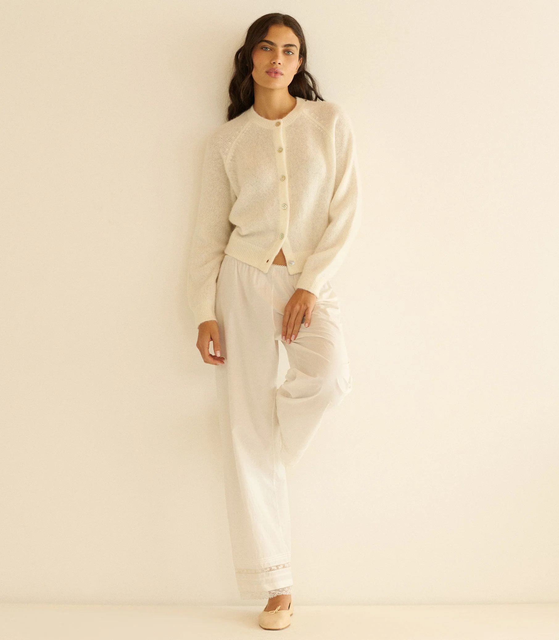 PETRA CARDIGAN -- IVORY - Image 7