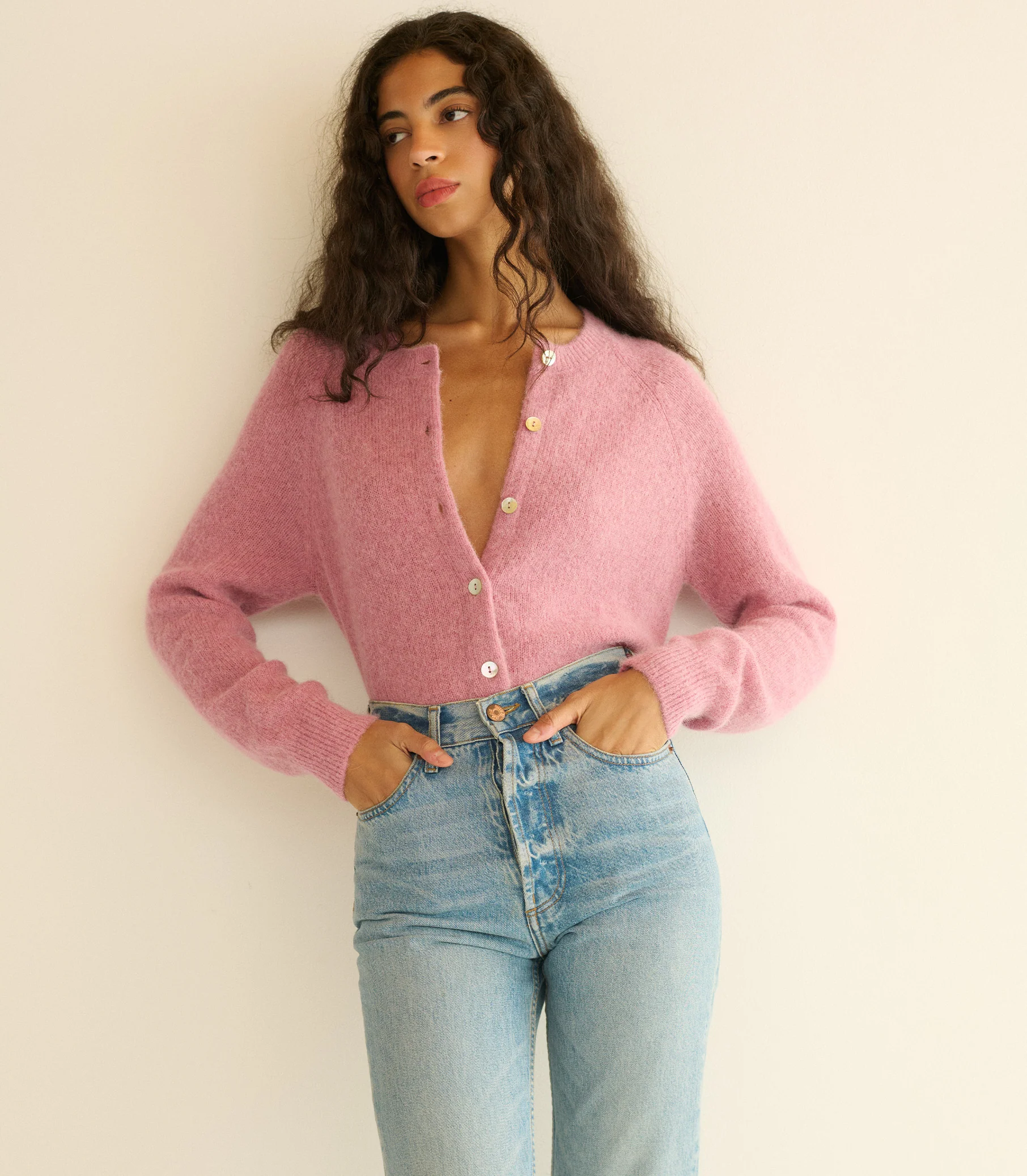 PETRA CARDIGAN -- ROSEBUD - Image 4