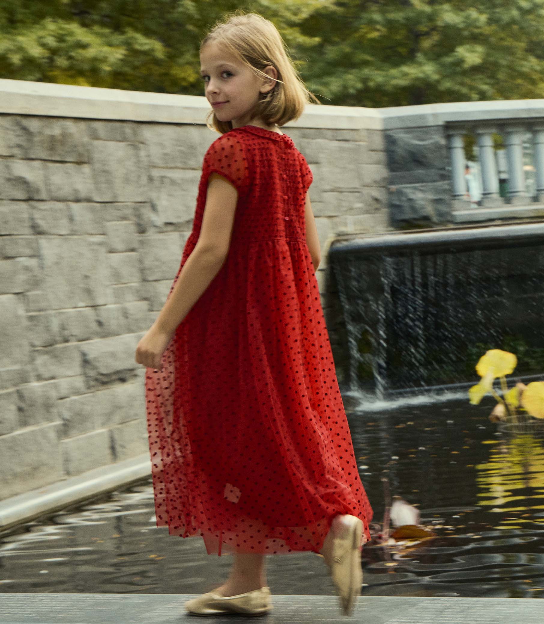 PHANIE DRESS -- ROSSO - Image 3