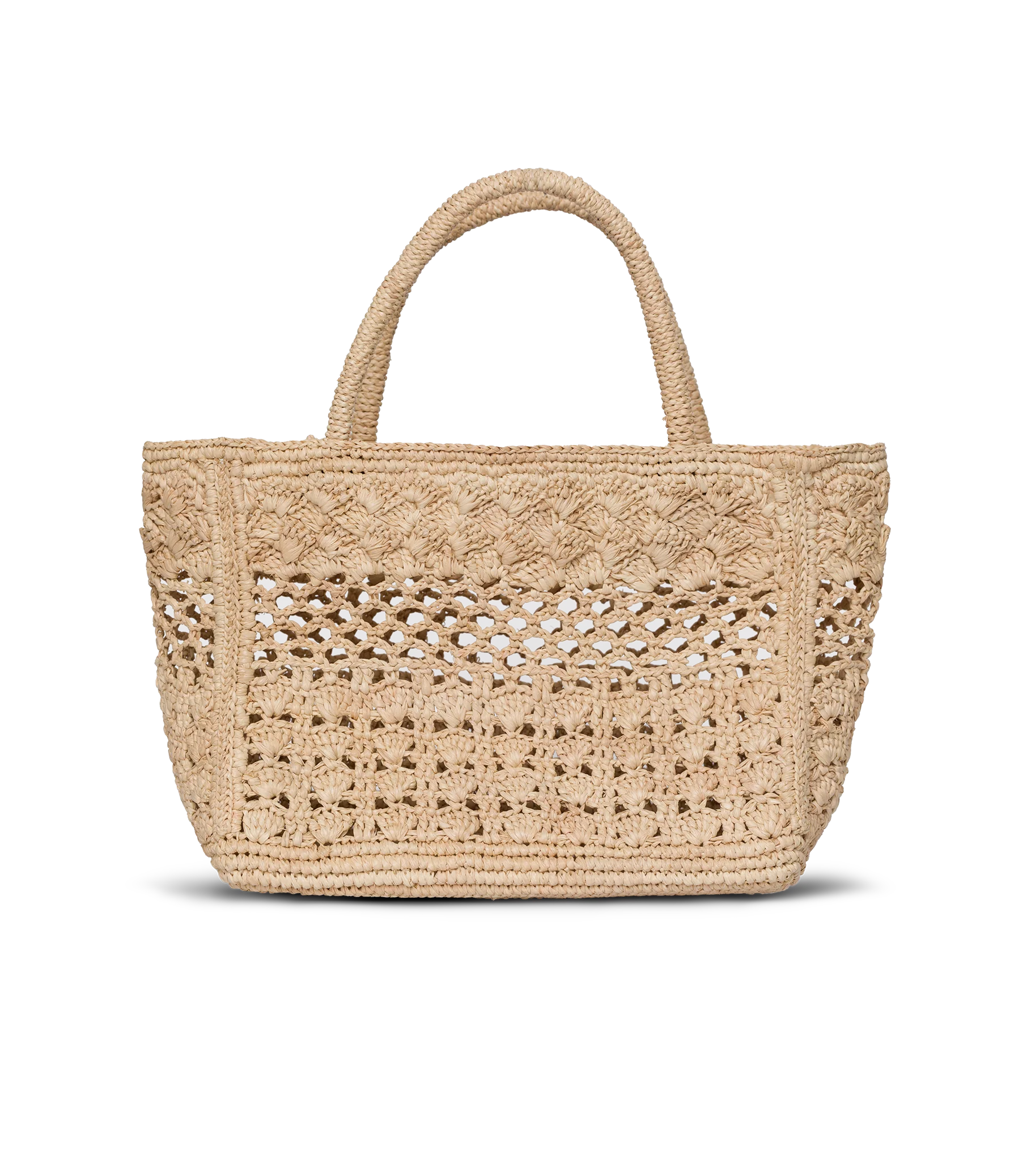 PRANZO MINI TOTE -- NATURAL RAFFIA - Image 3