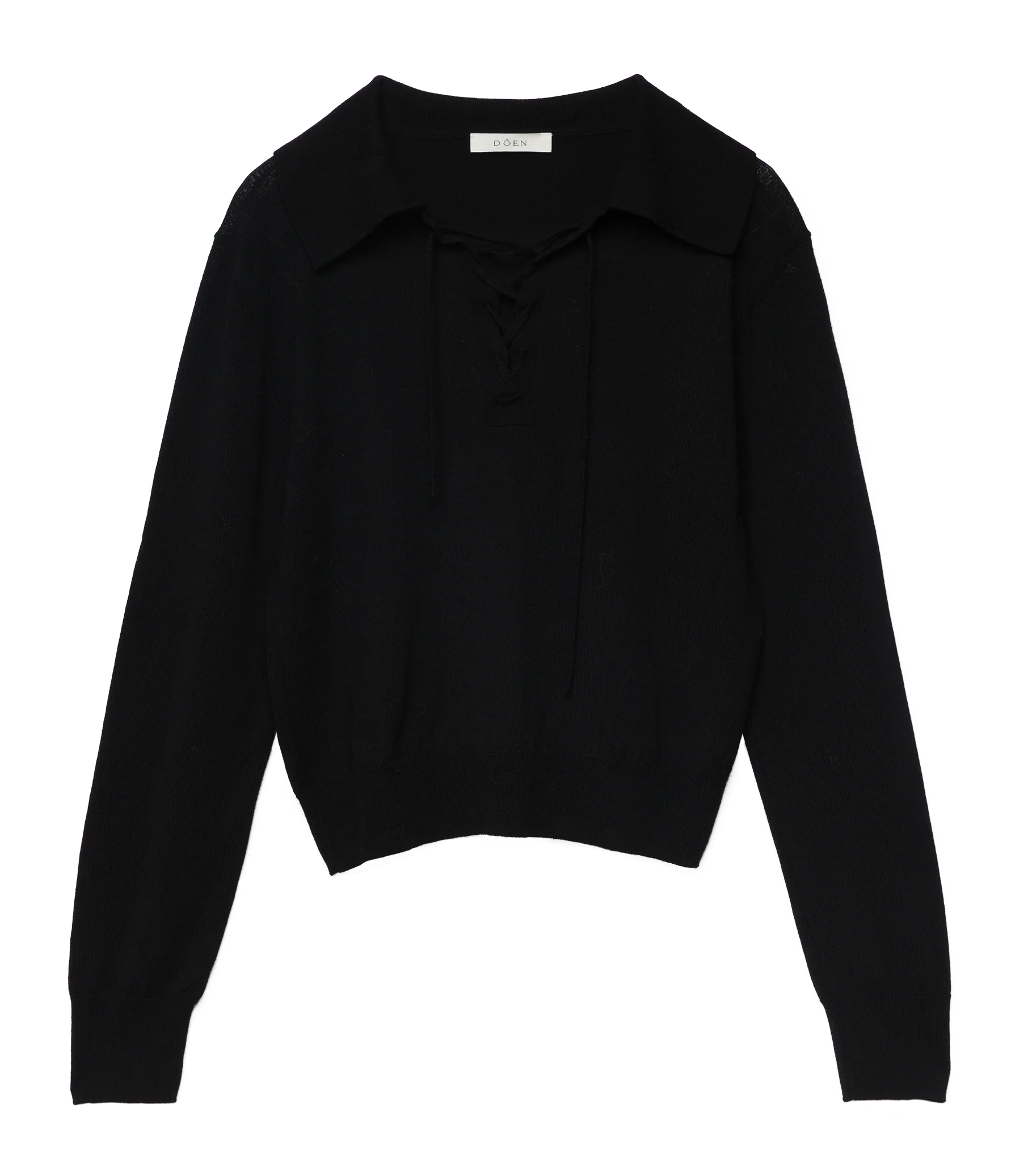 REED SWEATER -- BLACK - Image 8