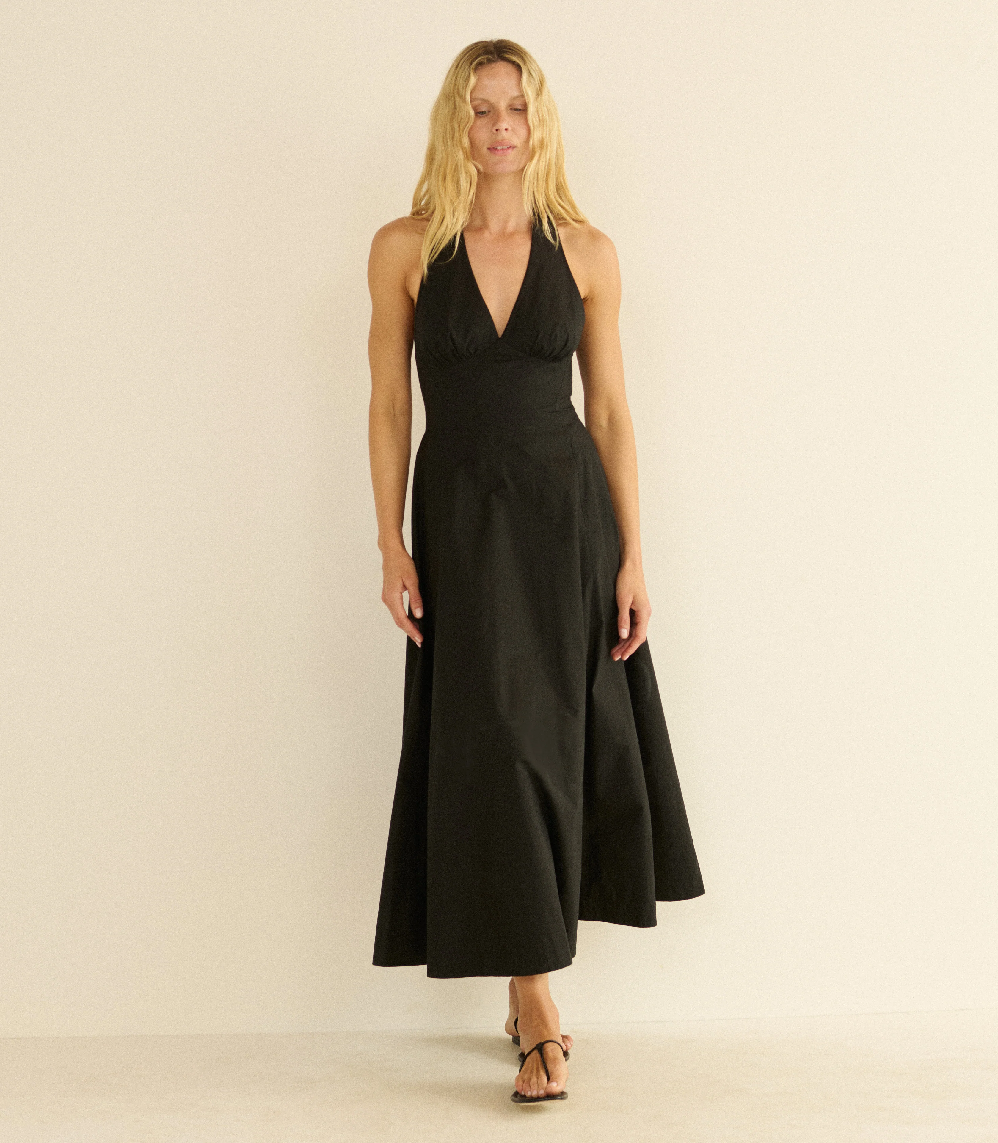 ROSETTA DRESS -- BLACK - Image 3