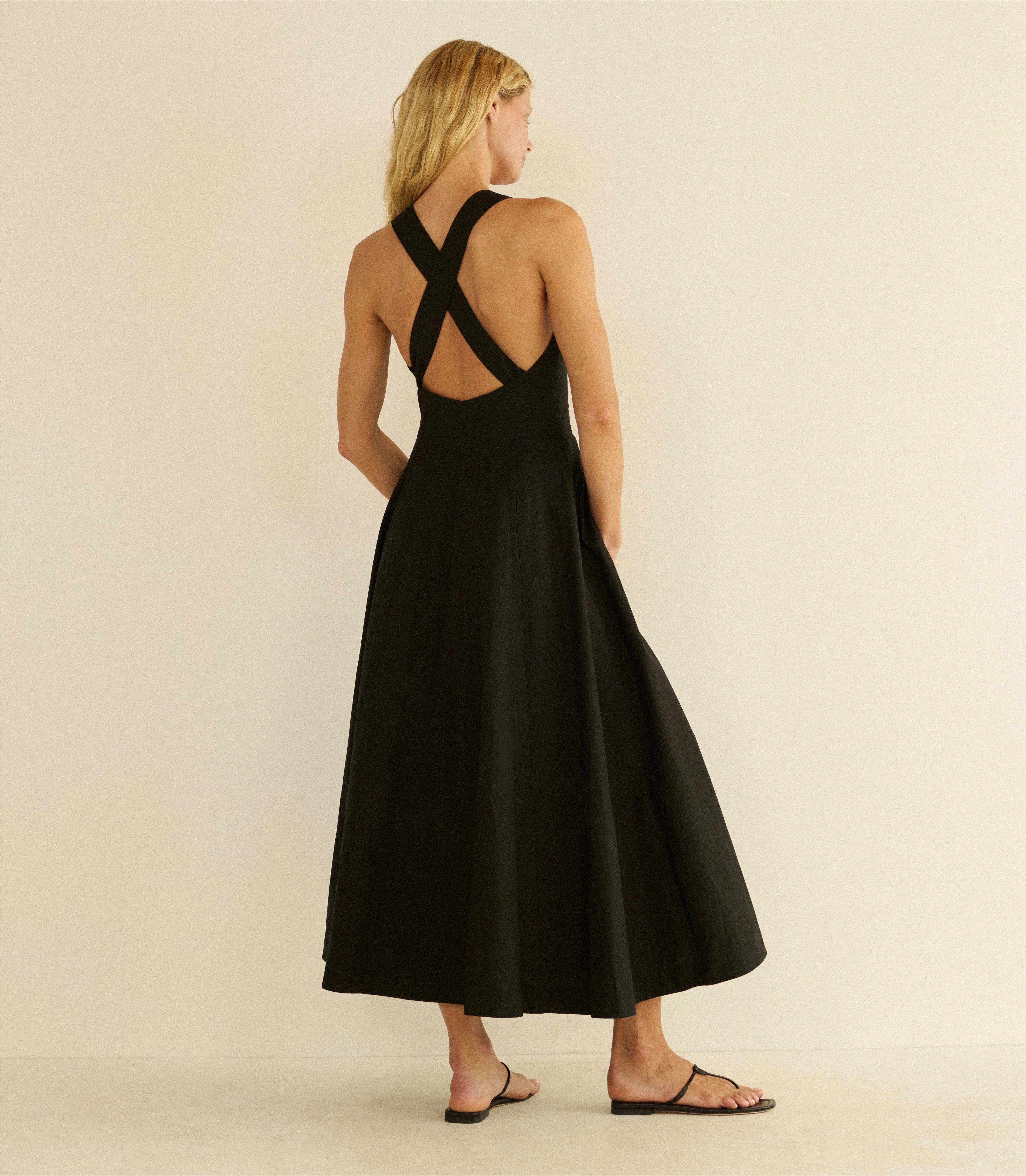 ROSETTA DRESS -- BLACK - Image 6